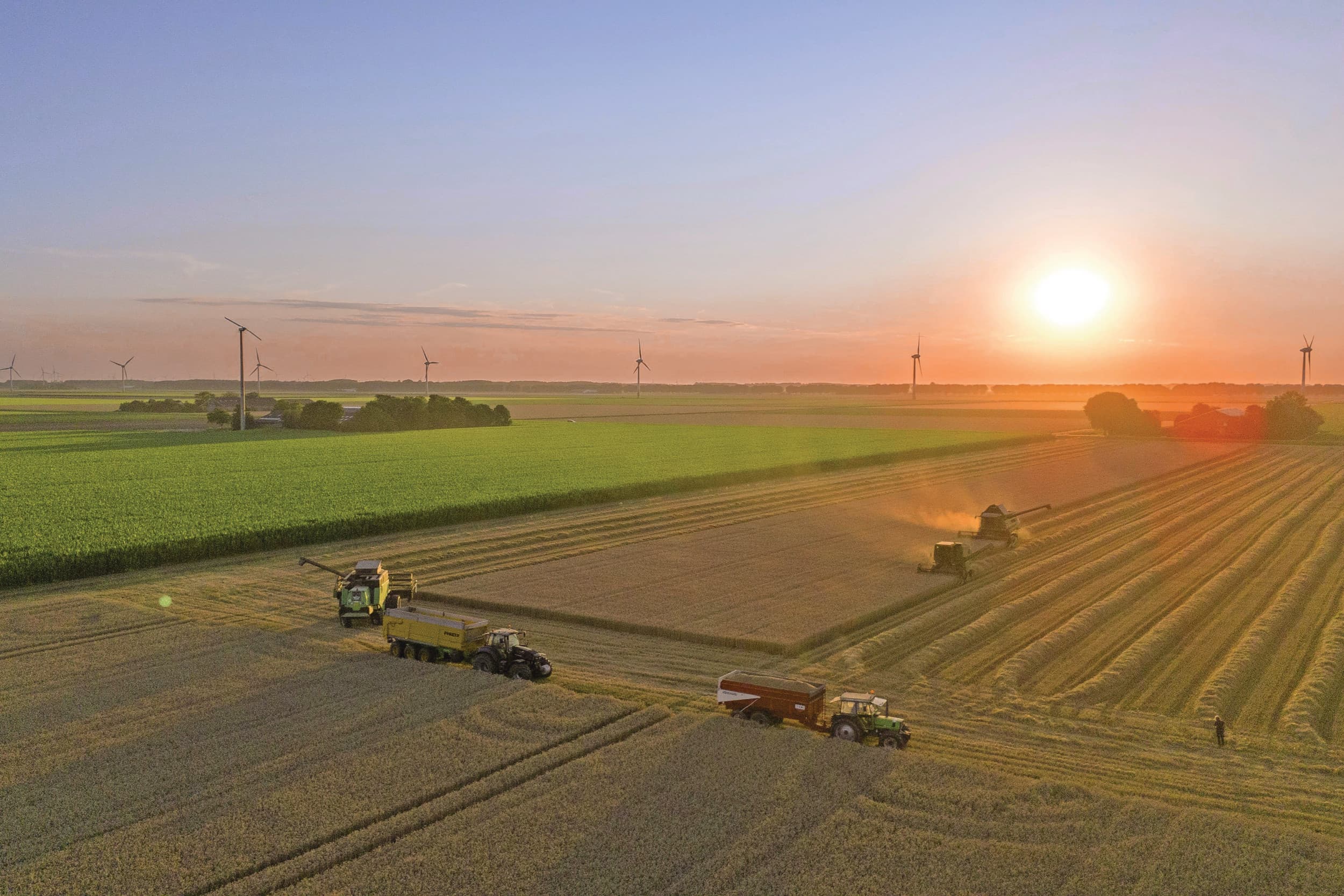 Bouwland kostte in mei-juli gemiddeld €99.300 per hectare, grasland €82.700. Foto: Mark Pasveer