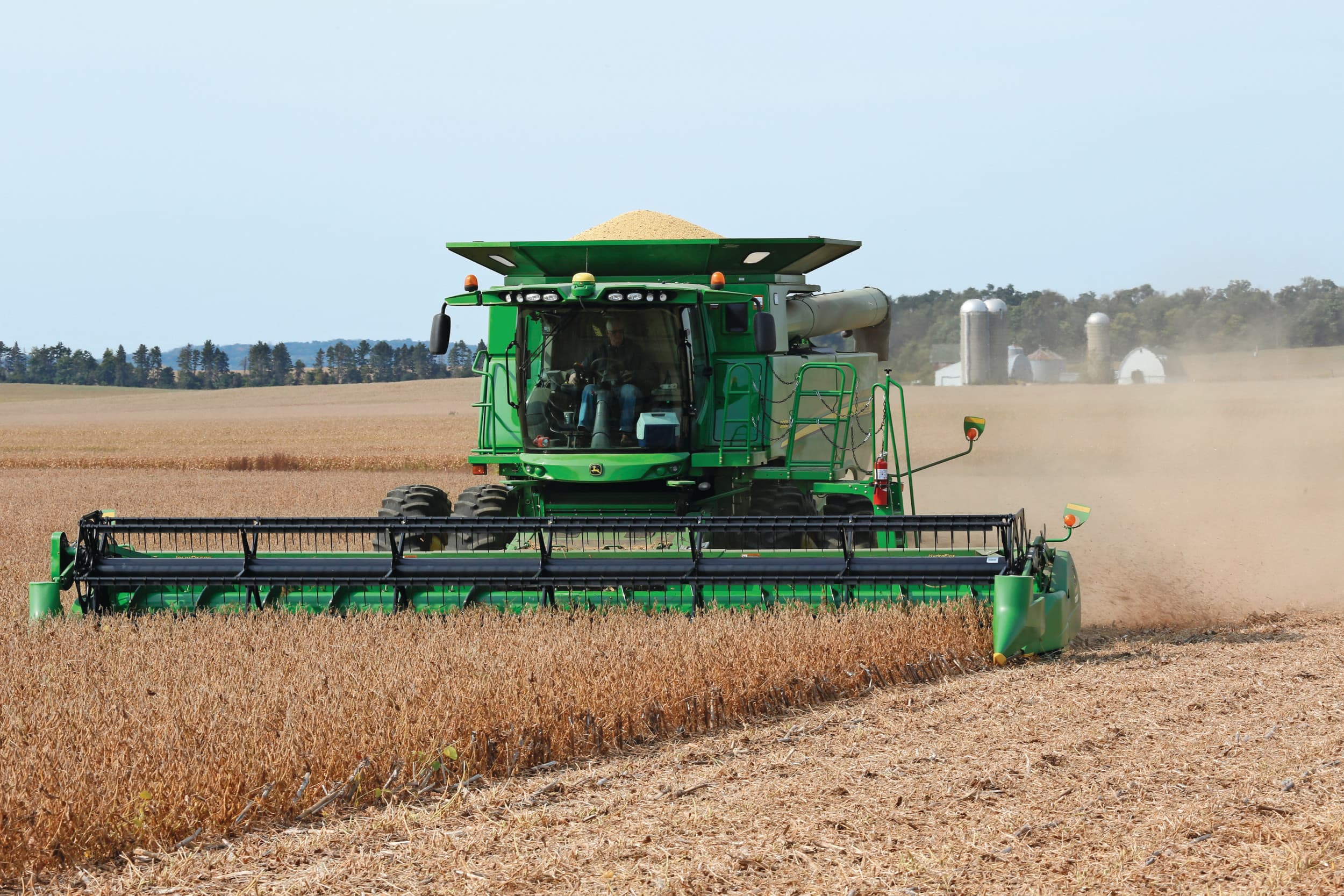 In de VS is het aanbod van sojabonen kleiner dan verwacht, omdat Amerikaanse boeren minder soja hebben gezaaid. Foto: Henk Riswick