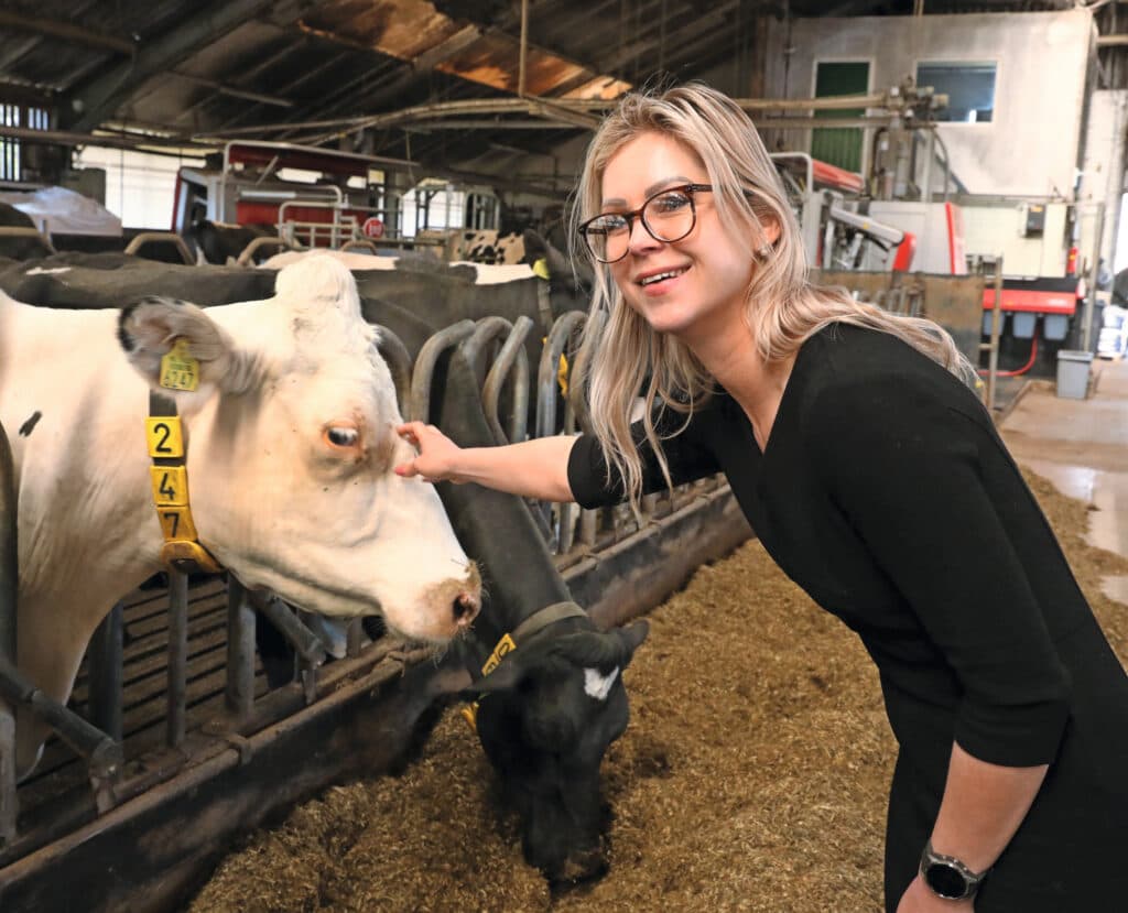 Wiersma op Agro-innovatiecentrum De Marke, waar doelsturing in de praktijk wordt getest.