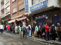 Bolivia kampt met ernstige voedselcrisis