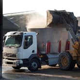 Voeren met een vrachtwagen
