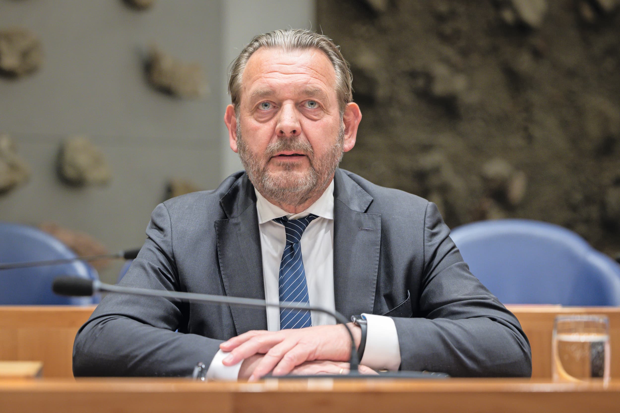 De Nationale ombudsman, Reinier van Zutphen, eerder dit jaar in de Tweede Kamer. Foto: ANP