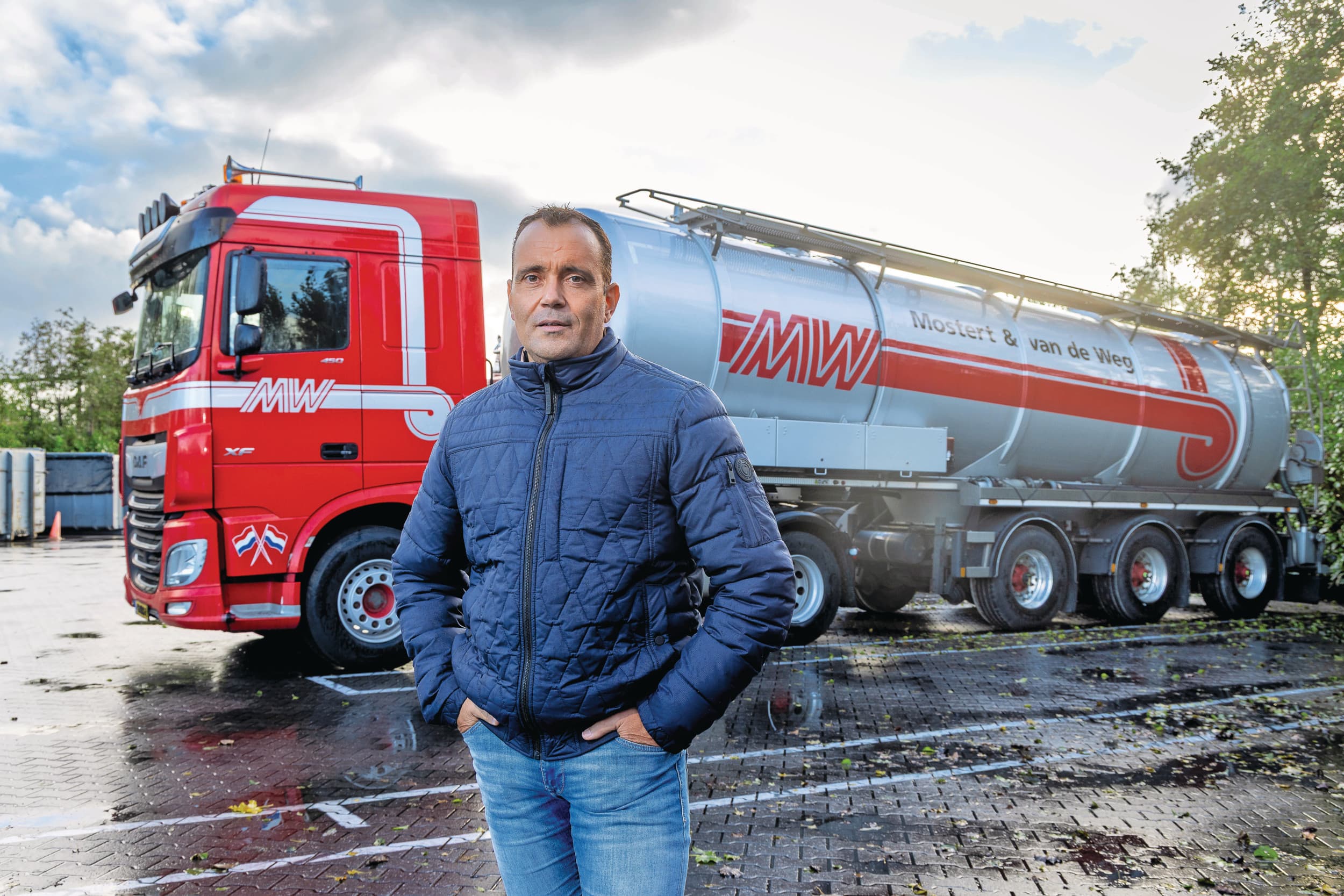 Johan Mostert is voorzitter van de sectie Mestdistributie van Cumela. Foto: Koos Groenewold