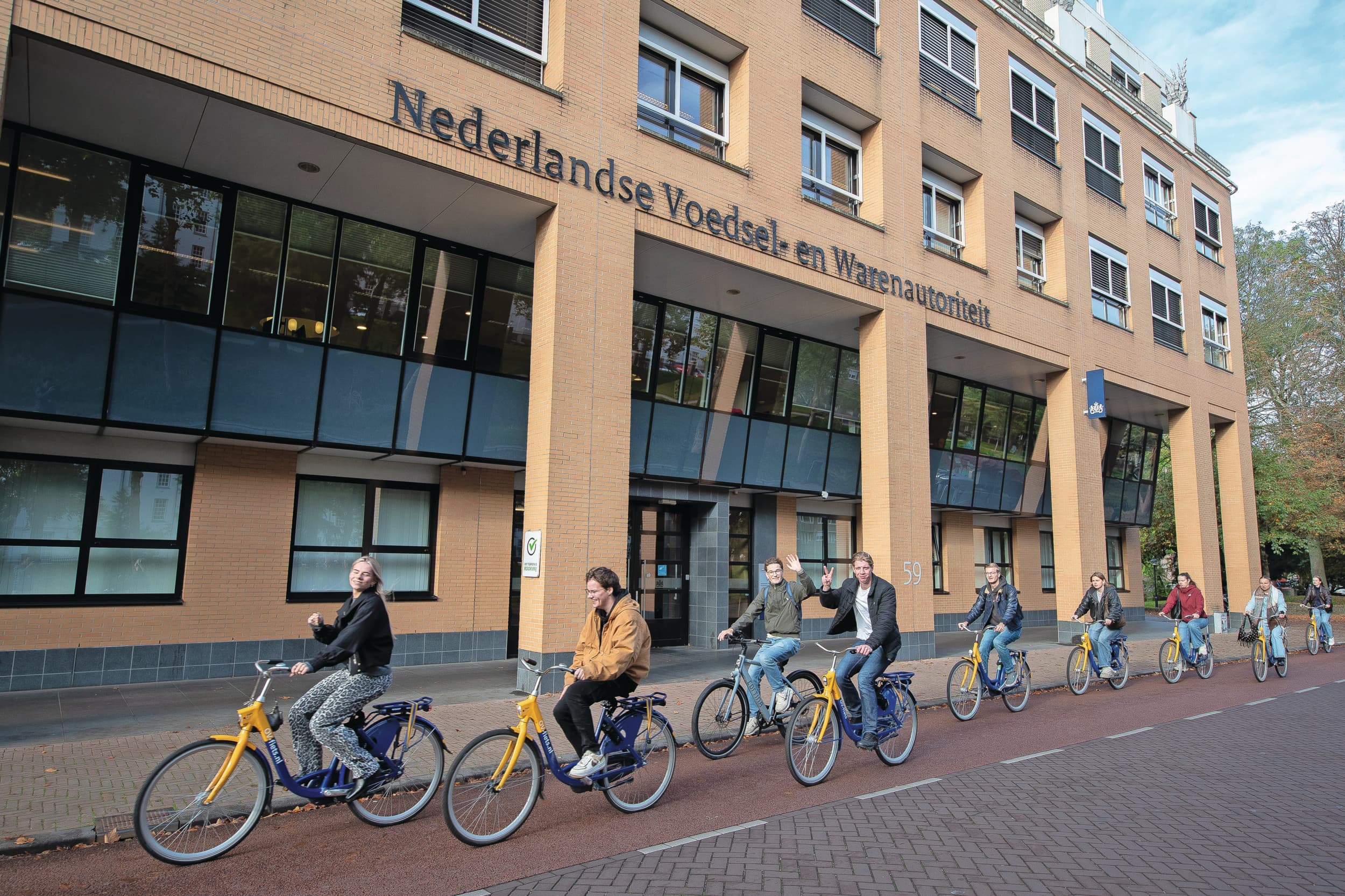 Kantoor van de NVWA. De NVWA heeft gegevens van ongeveer zestig ondernemers gedeeld met anderen, zonder dat dat de bedoeling was. Foto: ANP