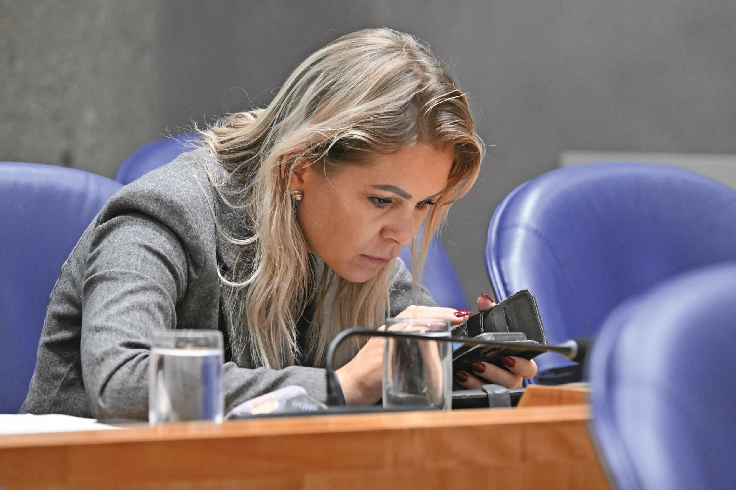 Demissionair landbouwminister Femke Wiersma in de Tweede Kamer. Foto: ANP