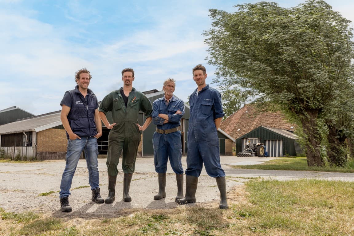 Foqusbedrijf Jongbloed in Wytgaard. Foto's: FrieslandCampina