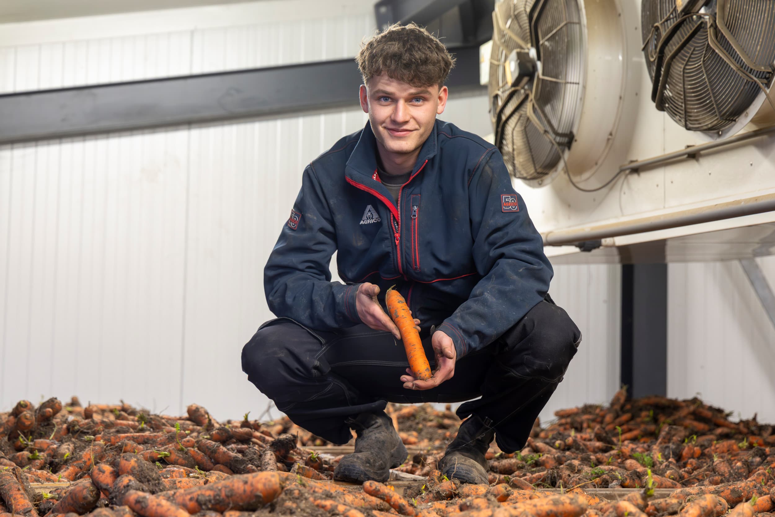 Bedrijfsopvolger Matthijs Eilander (19). Foto’s: Koos Groenewold