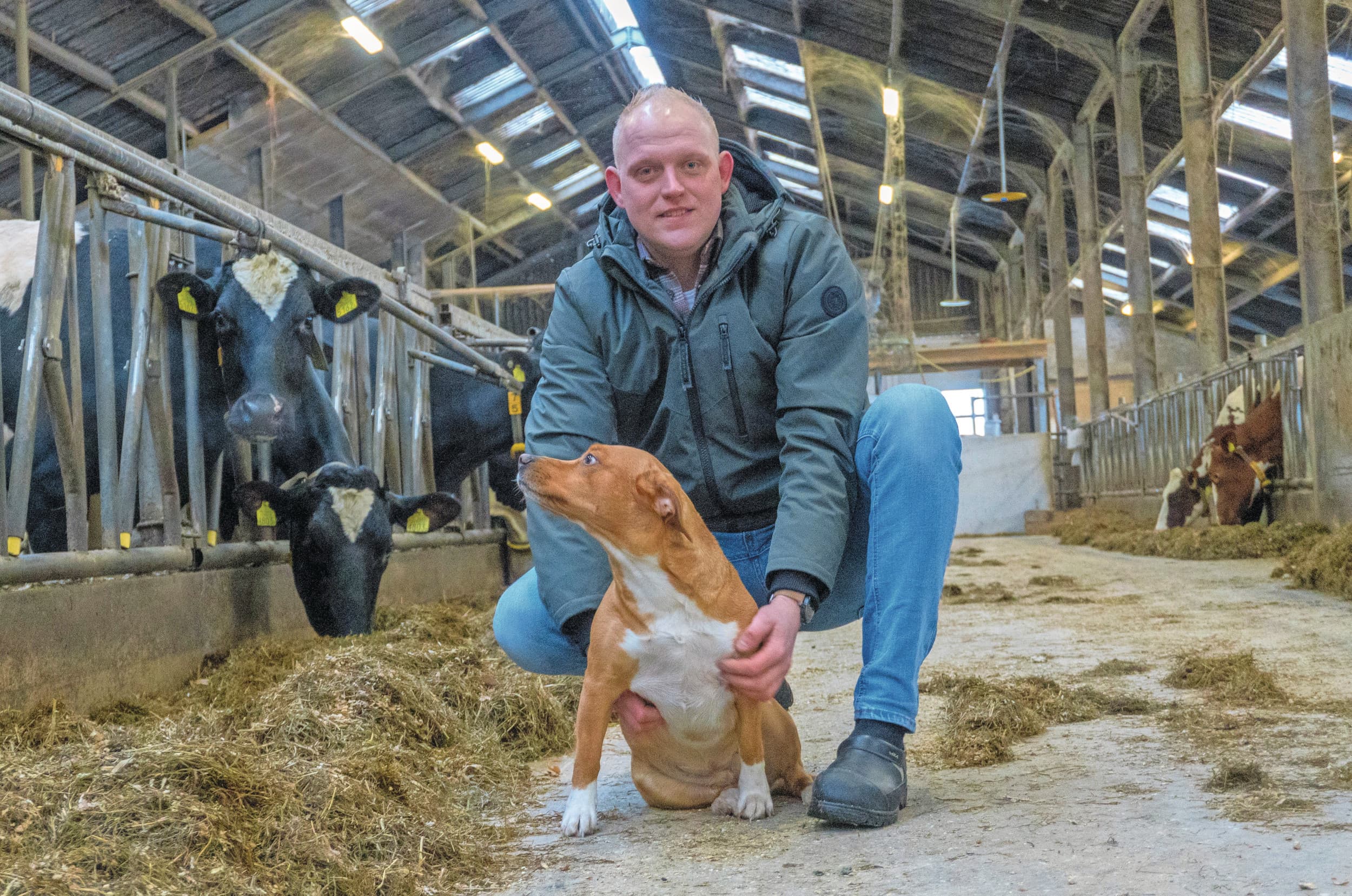 Opvolger Maarten Zwiers met zijn hond Bo. Foto: Michiel Eberwijn