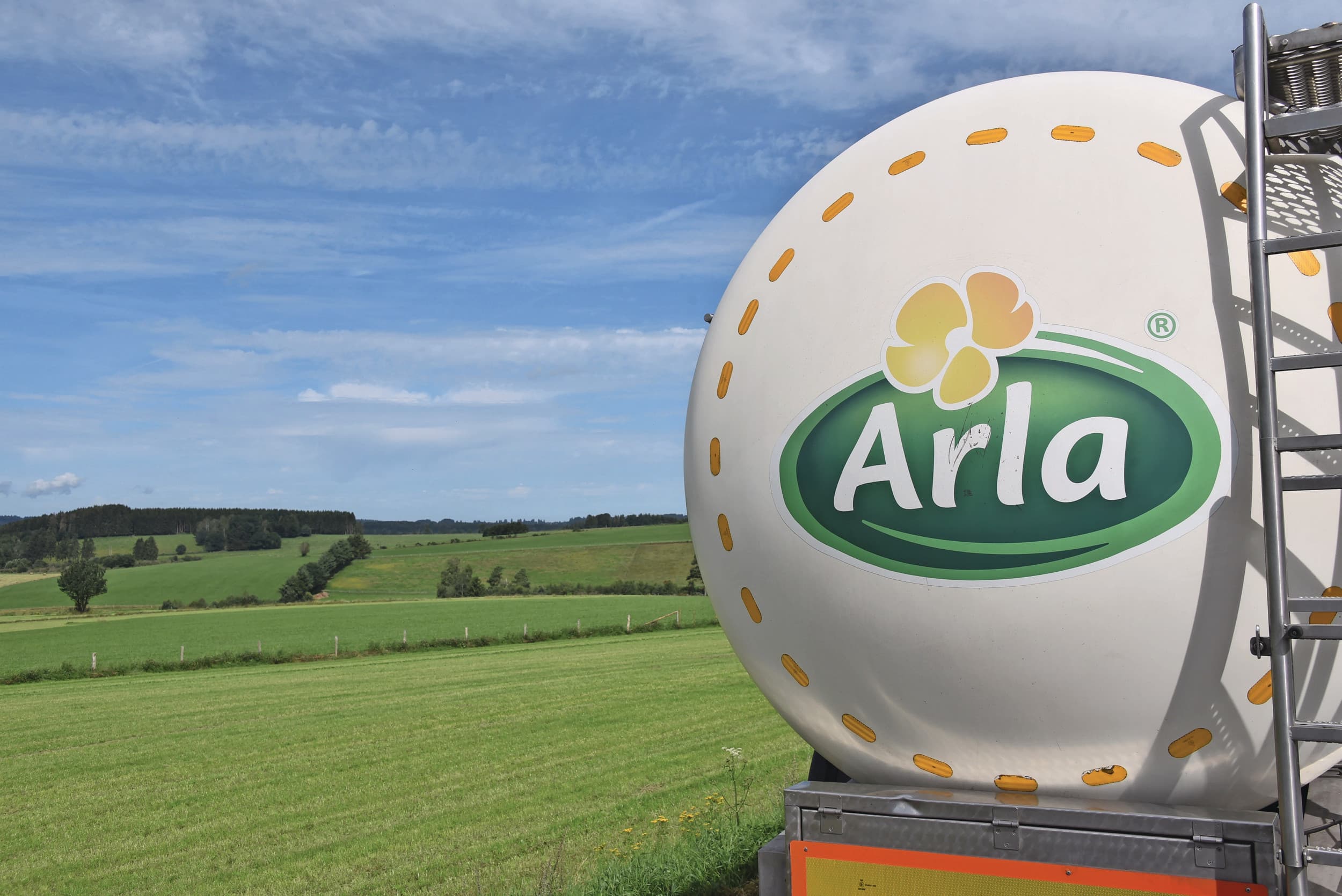 Arla wil met een voorlopige ledenstop in Vlaanderen dalende melkprijzen voorkomen. Foto: ANP