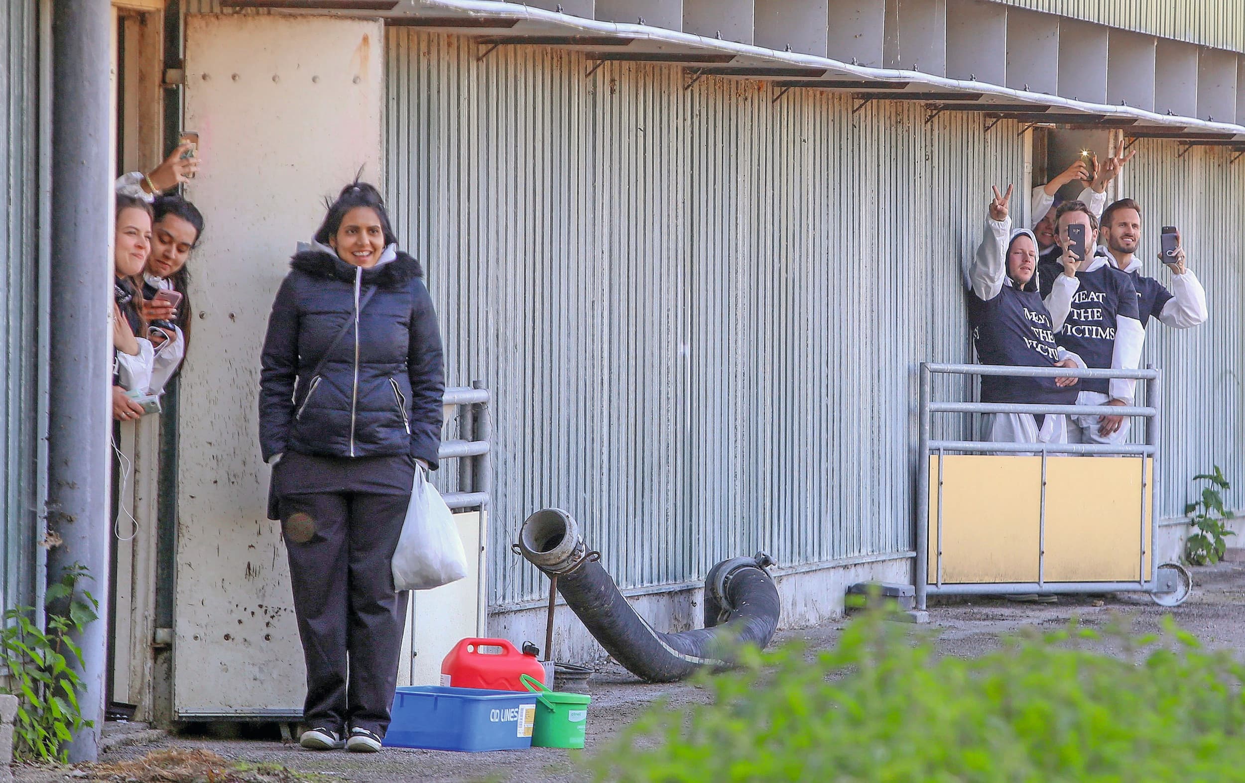 DIerenactivisten bezetten in 2019 een varkensstal in Boxtel. BBB wil een speciaal meldpunt voor mensen die te maken hebben met dierenactivisten. Van der Plas kreeg hiervoor geen steun van de Tweede Kamer. Foto: Bert Jansen