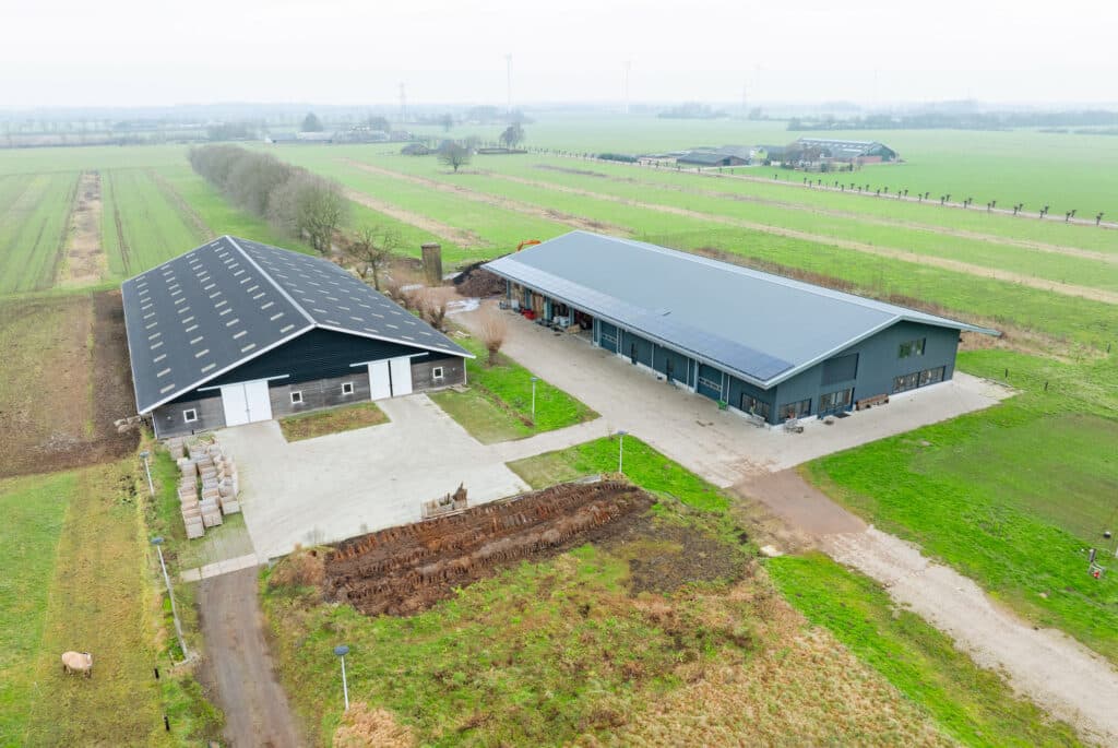 Biologisch akkerbouwbedrijf Haolderkamp in Didam (Gld.) omvat circa 50 hectare. Direct bij het bedrijf liggen vier kavels met een totaaloppervlak van 35 hectare. Ongeveer 8,5 hectare is gereserveerd voor de teelt van kruidenrijk grasland. De overige gewassen teelt Nieuwenhuis in stroken. In 2021 nam hij met het strokenteeltprincipe deel aan de Nationale Proeftuin Precisielandbouw.