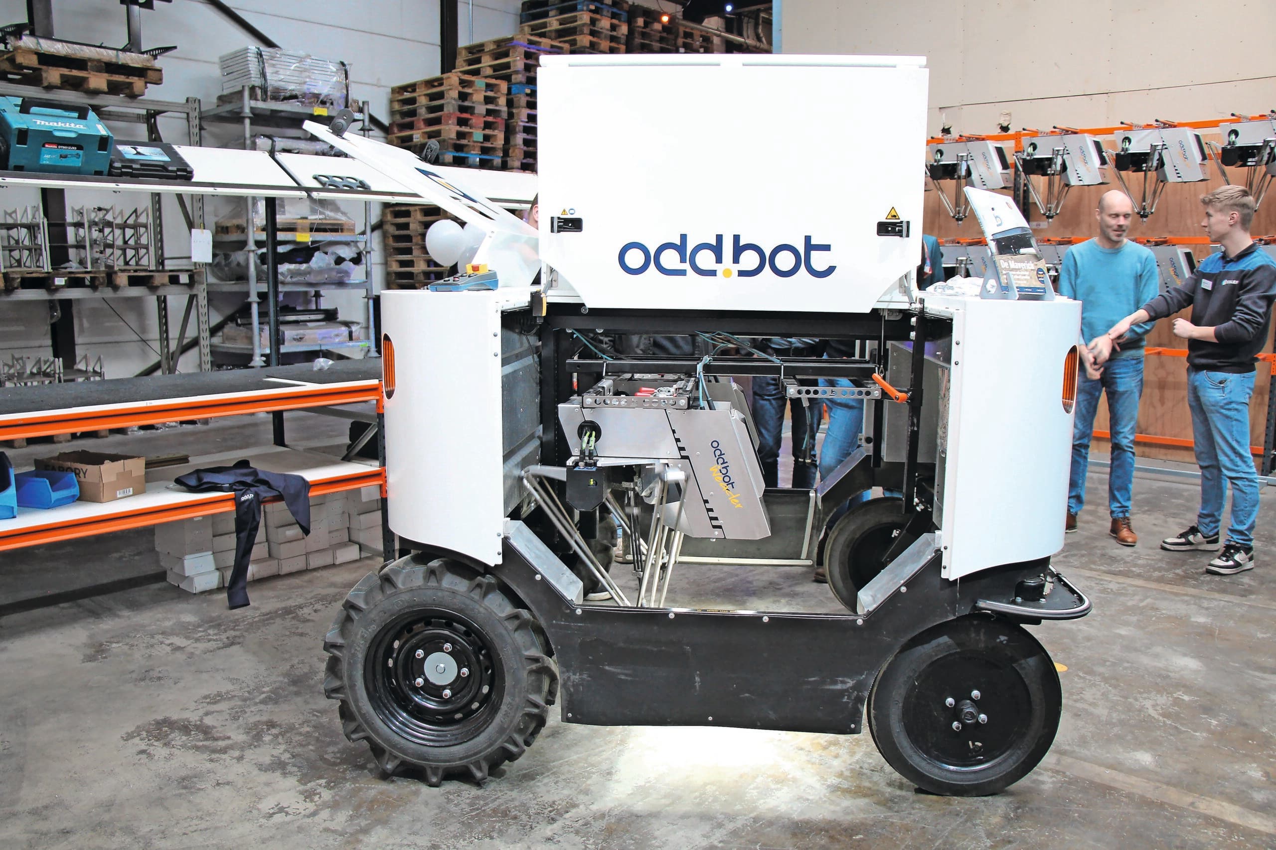 Odd.Bot introduceerde de Maverick-wiedrobot afgelopen jaar op de Europese markt. Dit jaar verwacht de Nederlandse robotfabrikant 44 wiedrobots operationeel te hebben in verschillende Europese landen. Foto’s: René Koerhuis
