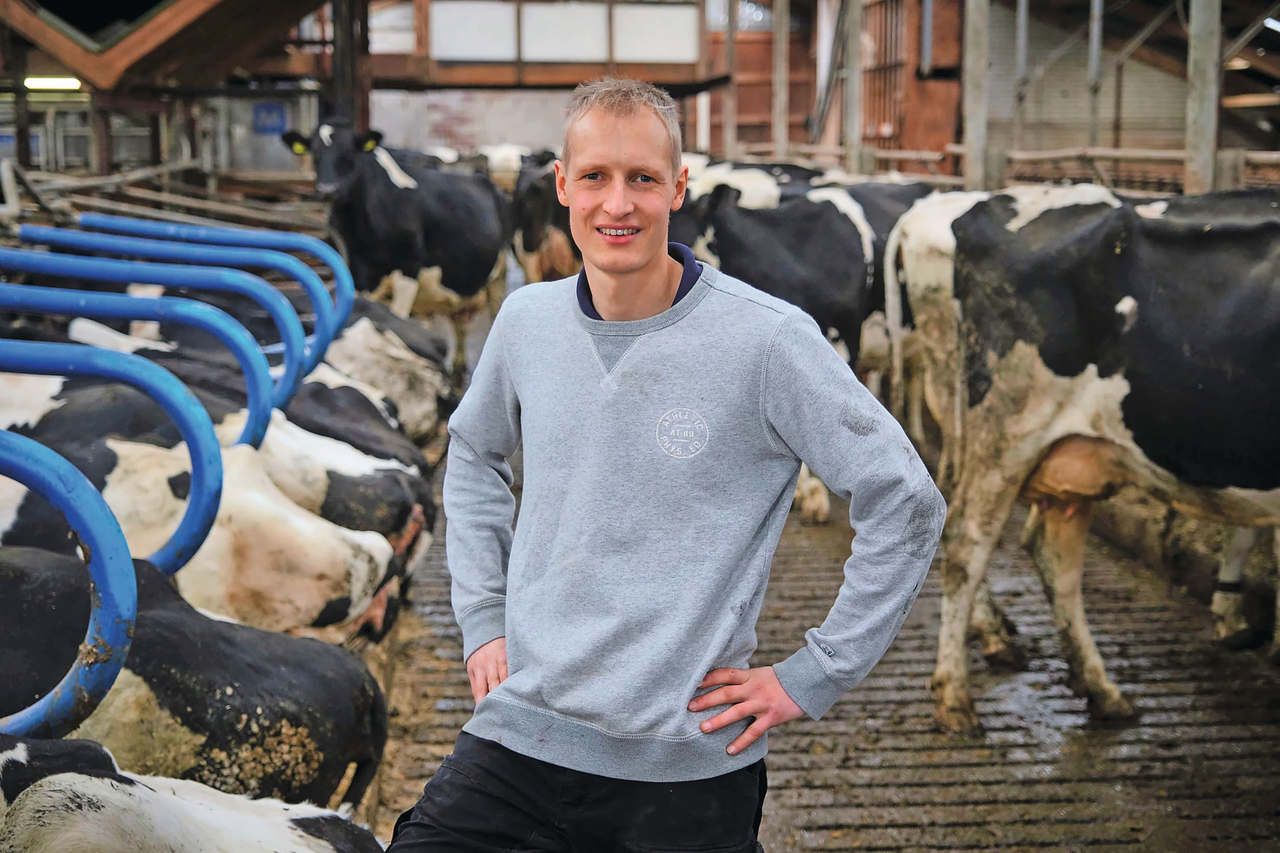 Melkveehouder Jan Jaap Verweij is genomineerd voor Jong Agrarisch Talent 2026. Foto: Fred Libochant Fotografie
