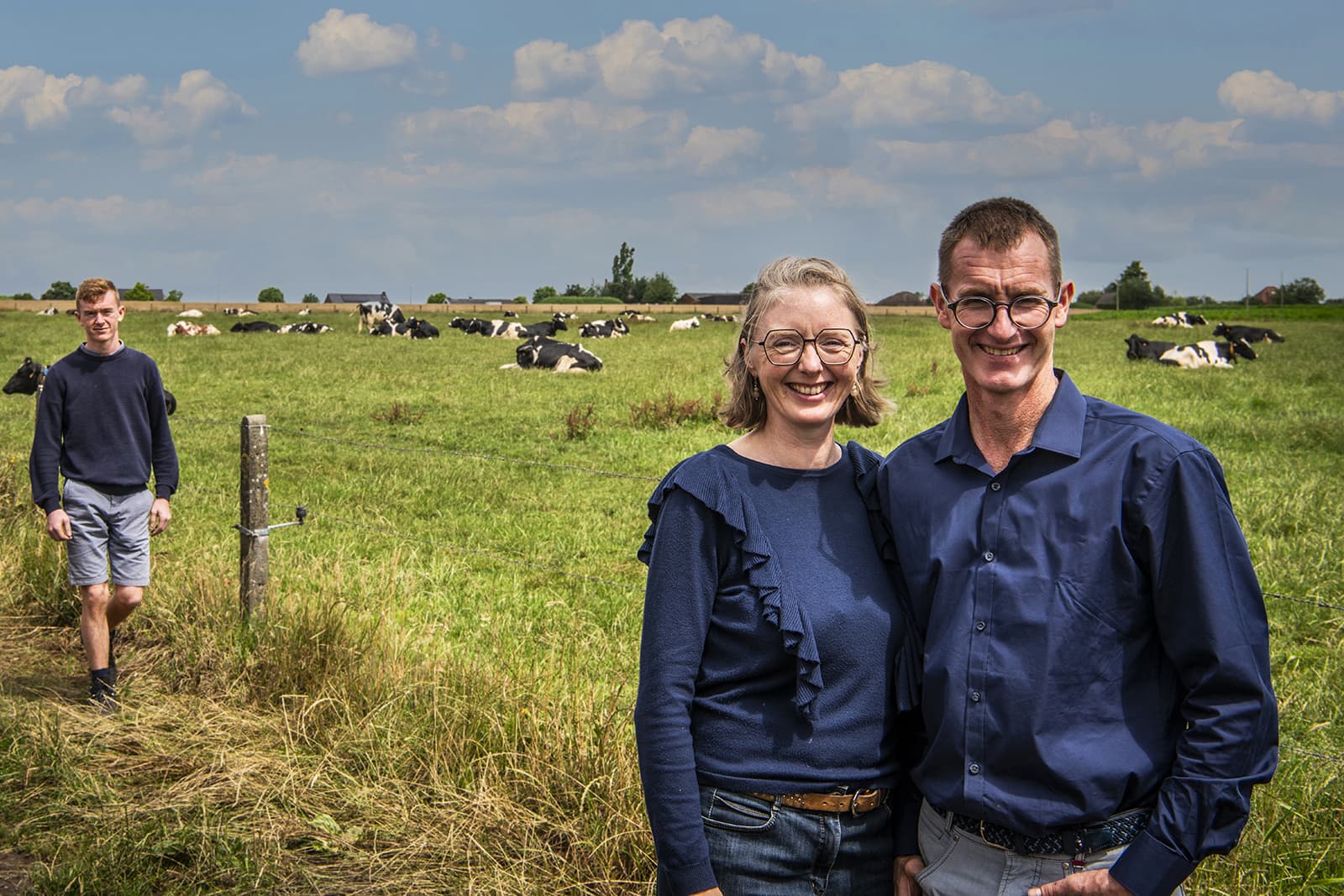 Kristof de Fauw en Sandra Van Renterghem. Foto's: FrieslandCampina