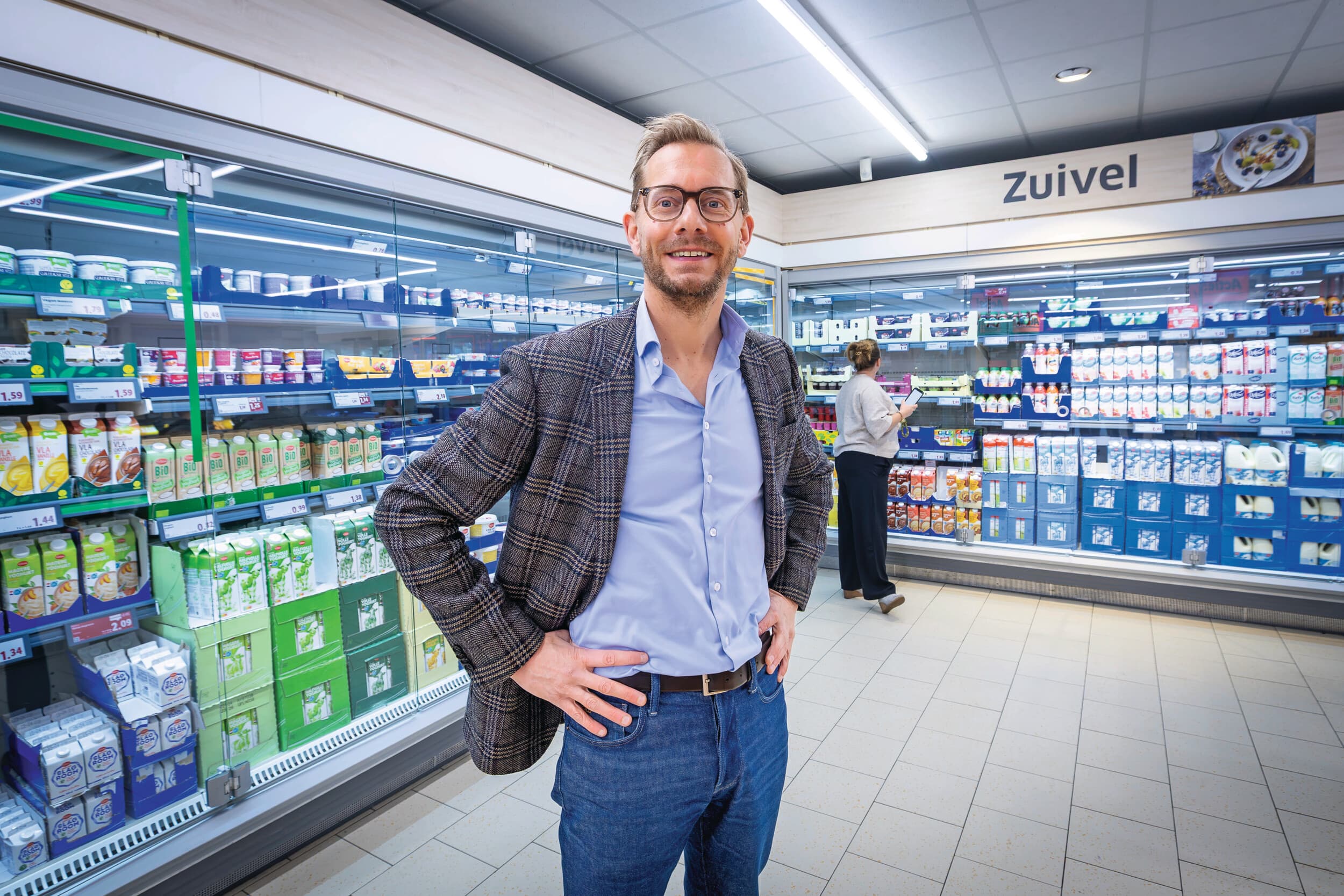 Ketenregisseur Harald Lek ziet grote kansen voor bio-zuivel. Foto’s: Koos Groenewold