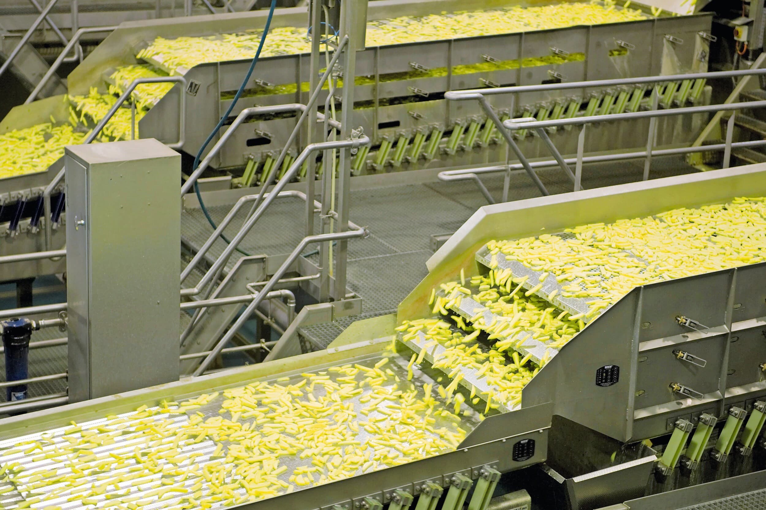 Patatproductie bij Aviko. Afgelopen jaar viel 15% van de productie onder het duurzaamheidsprogramma. Foto: Misset