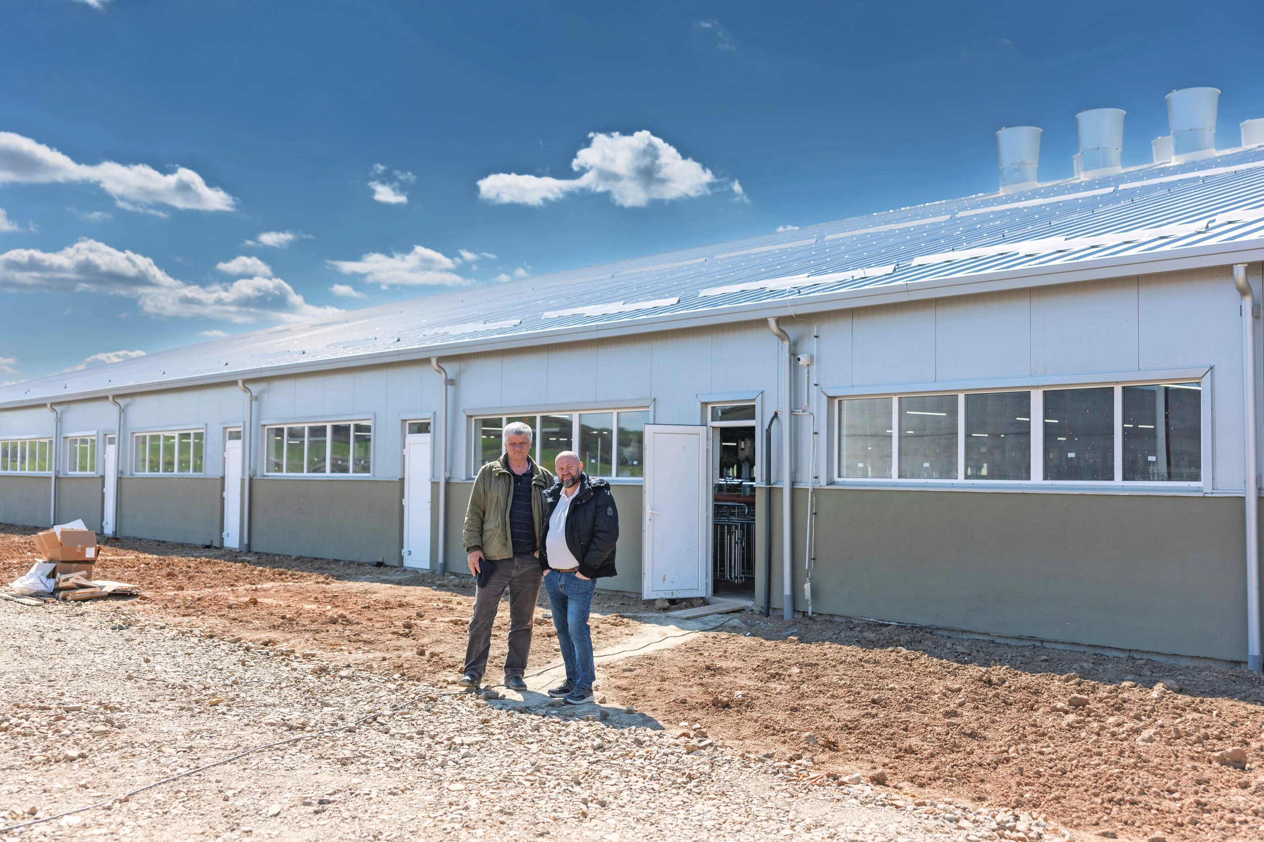 Nieuwe varkensstal Roemenië