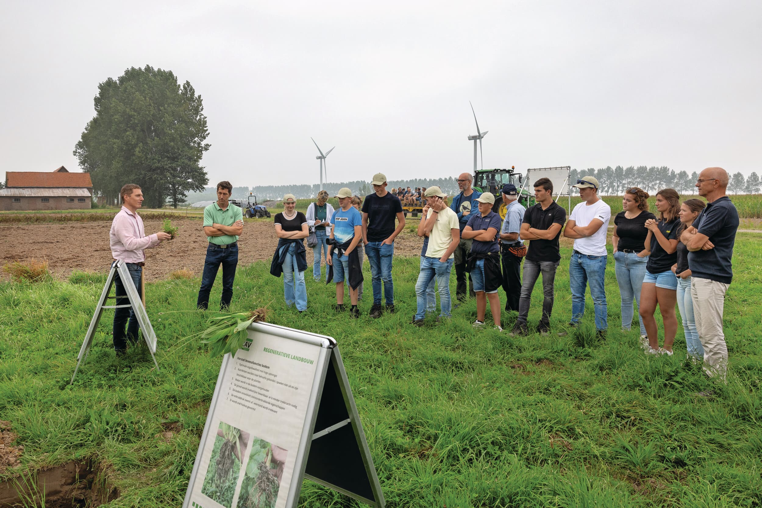 Demodag regeneratieve landbouw. Foto: Peter Roek