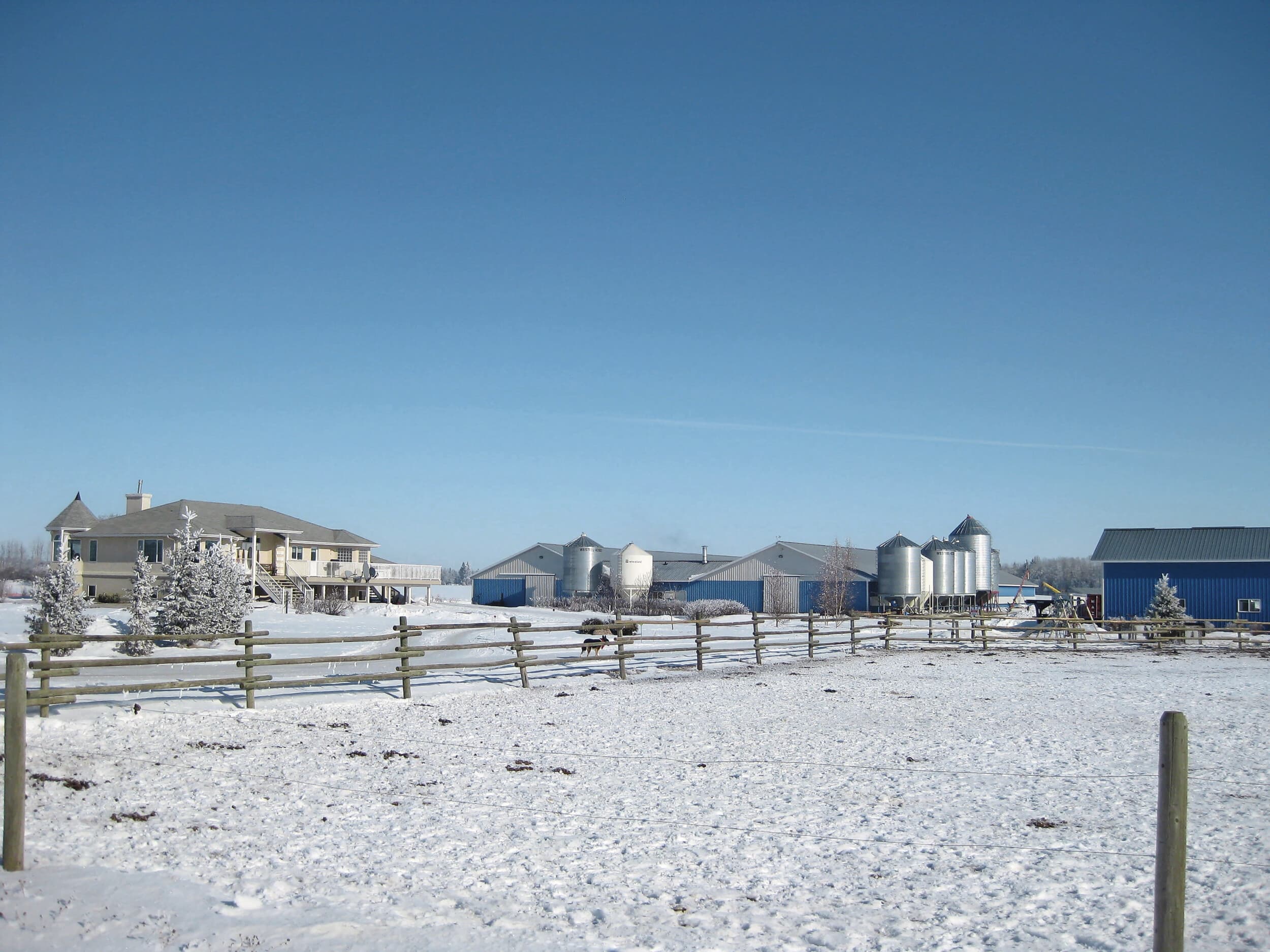 Landbouwbedrijf in Canada. Foto: Robert Bodde