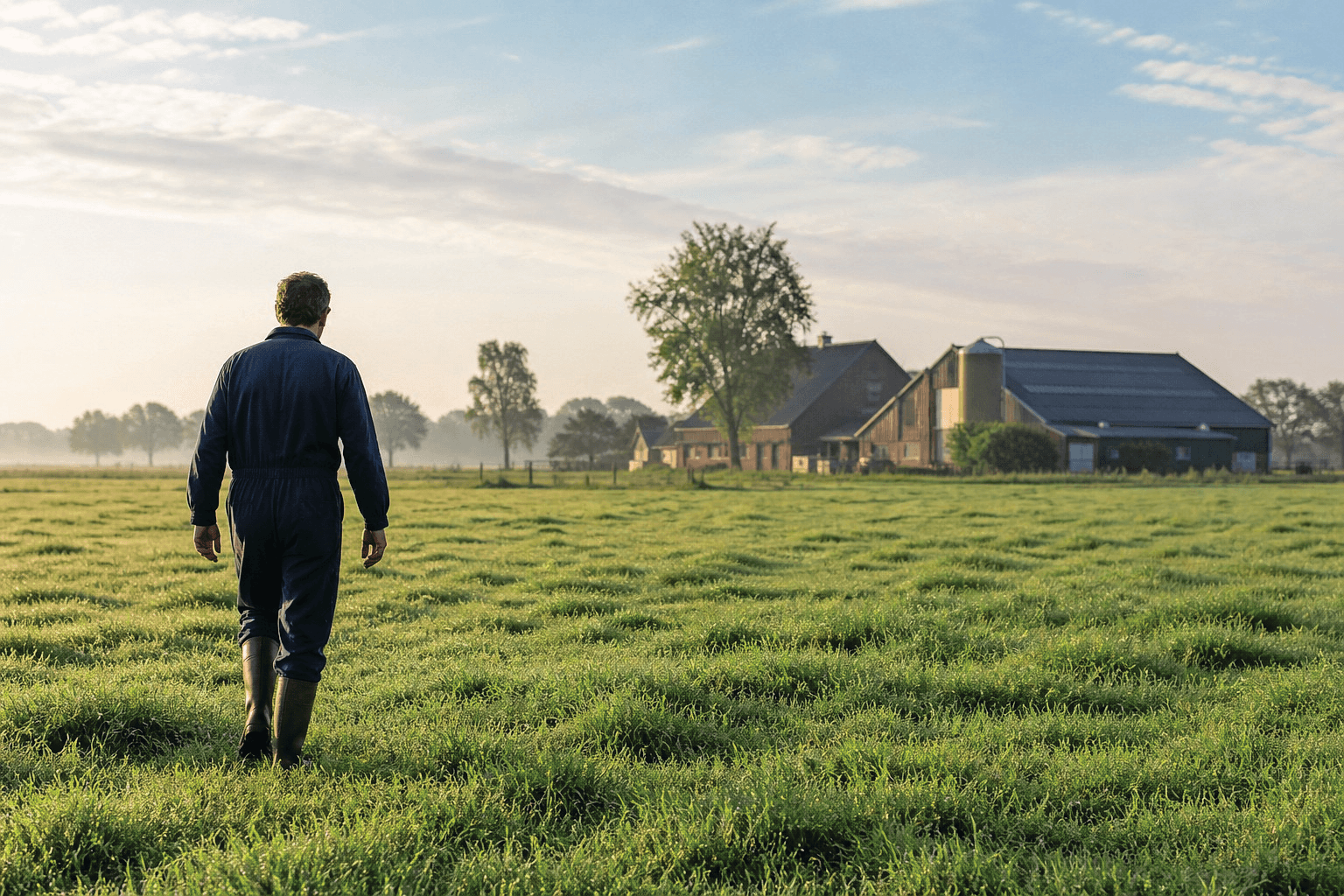 Schaalvergroting en hoge investeringen zetten de financiering van agrarische bedrijven onder druk, schrijft columnist Vergaderboer. Foto: Boerderij/AI