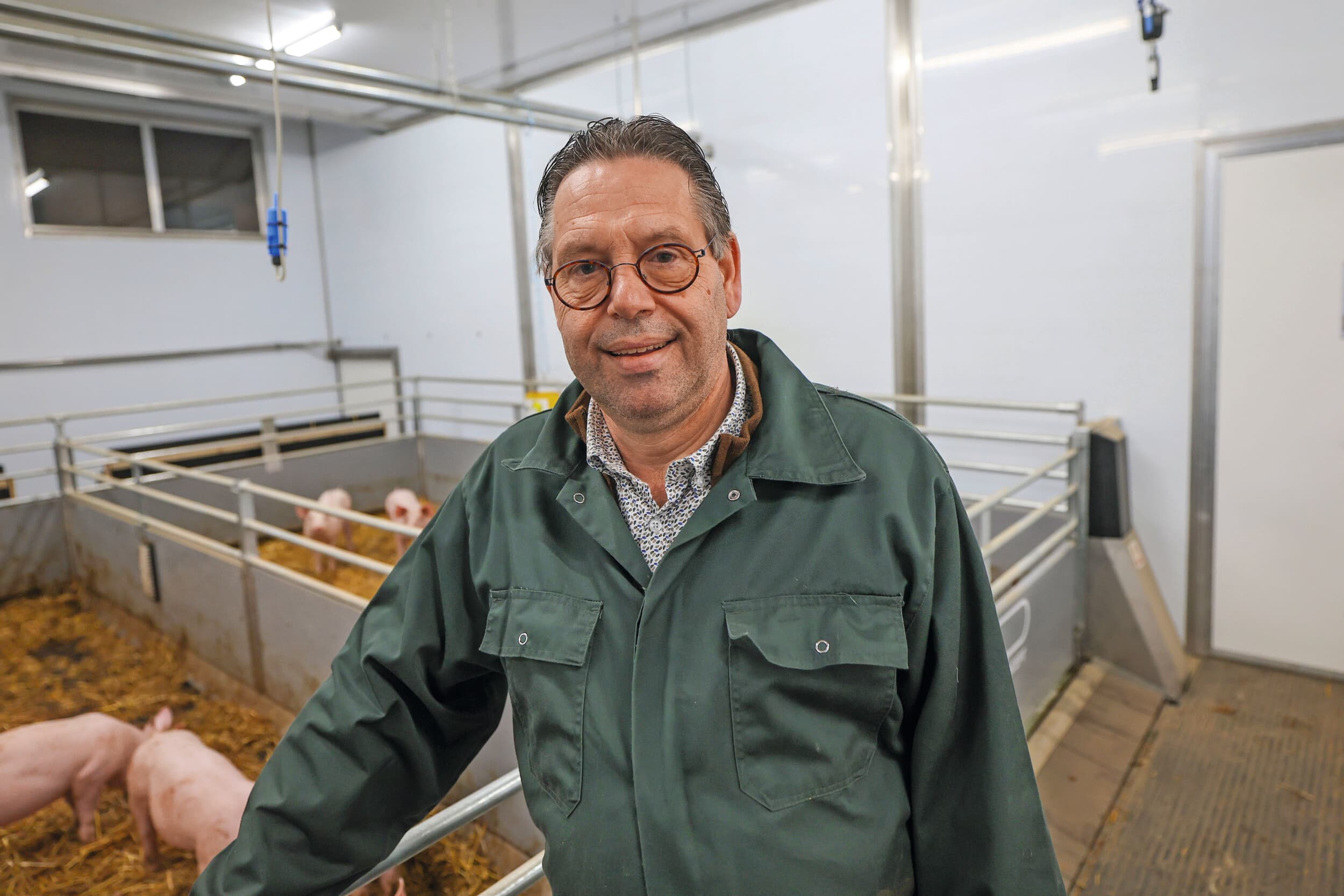 Math Lemmers (60) heeft een stadsboerderij in Weert en doet op twee plekken aan eigen verkoop. Foto’s: Bert Jansen