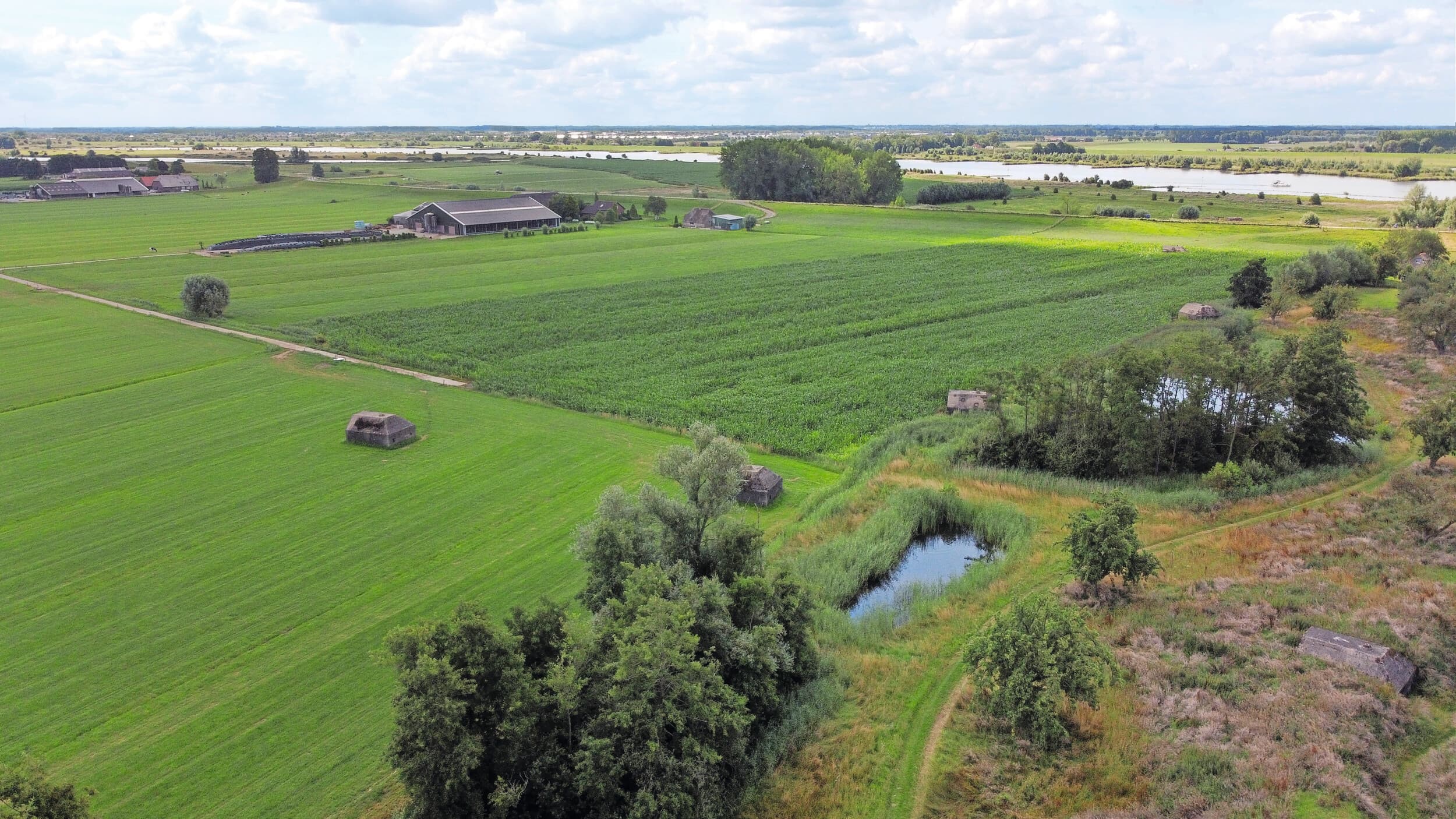 Agrarisch landschap in de provincie Utrecht (foto ter illustratie). De fiscale vrijstelling voor landbouwgrond staat onder druk. Foto: Herbert Wiggerman
