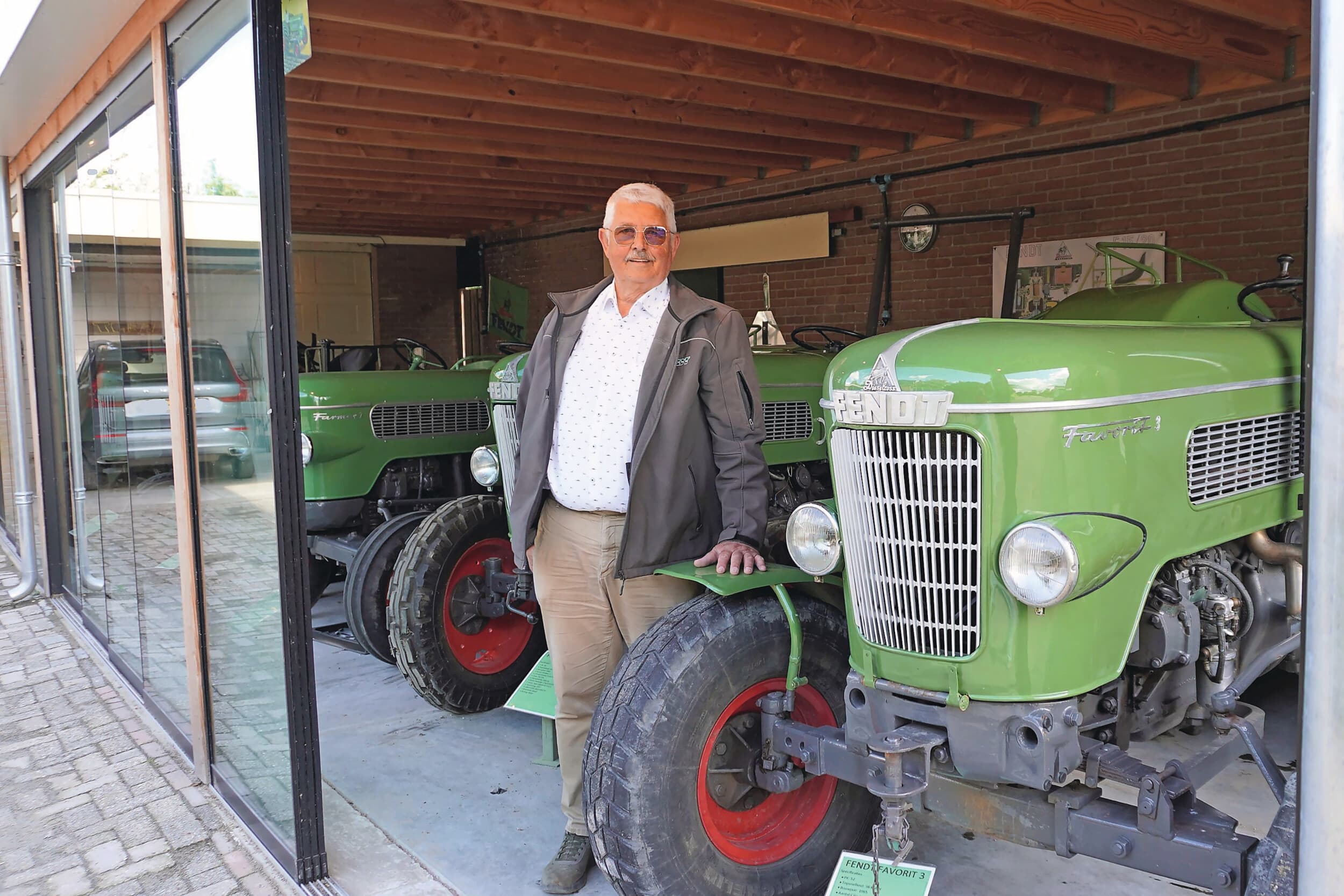 verzameling Fendt oldtimertrekkers