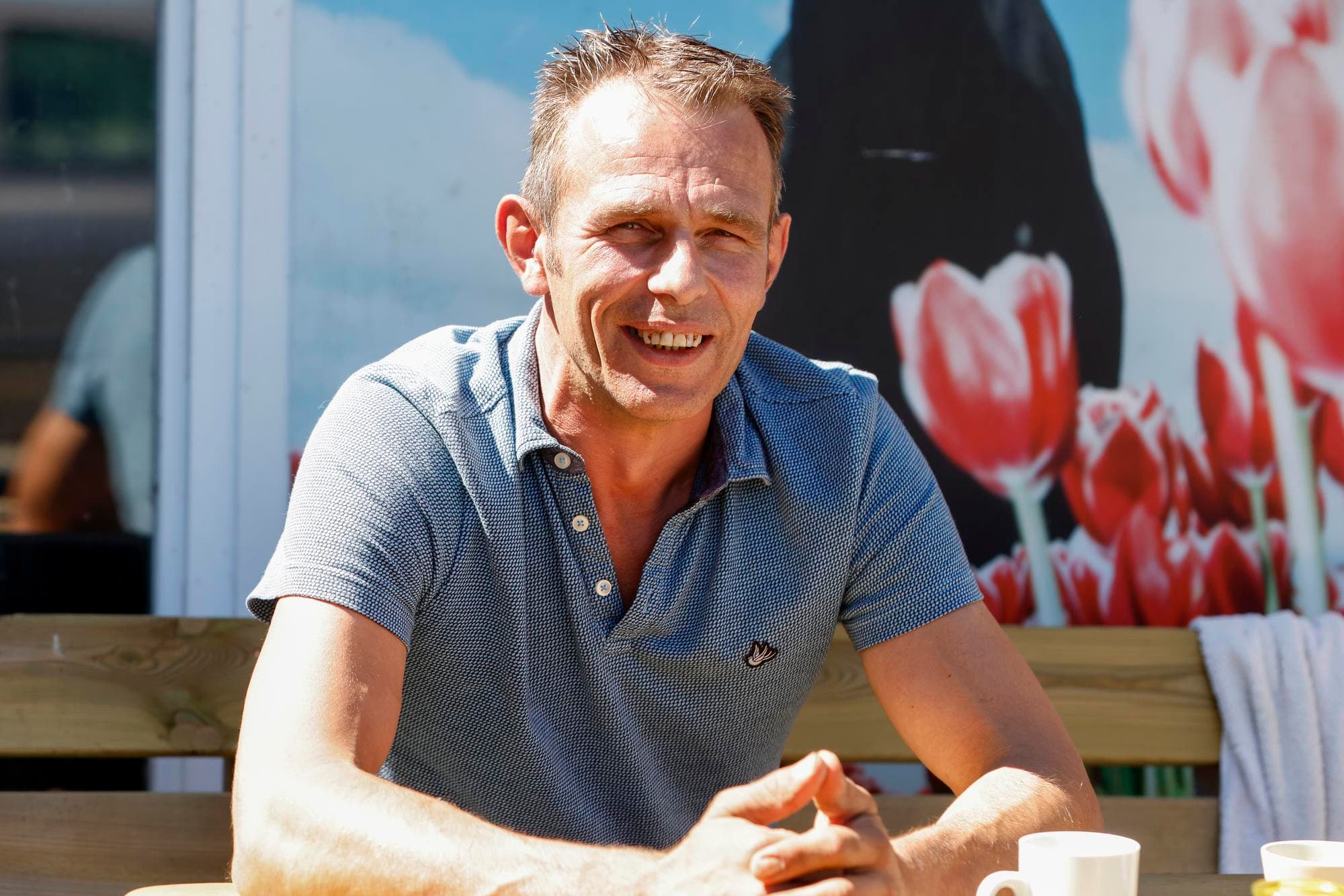Jeroen van Maanen, 'manusje van alles' van de samenwerkende organisaties. Foto: Ton Kastermans.