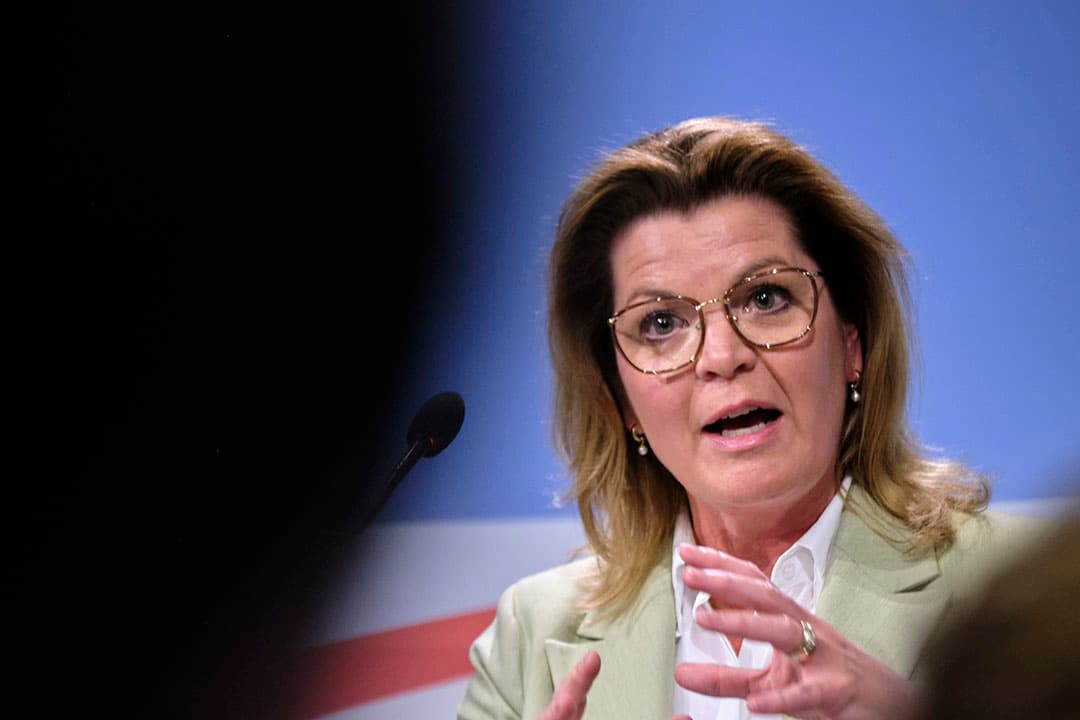 Demissionair minister Christianne van der Wal voor Natuur en Stikstof. - Foto: Roel Dijkstra