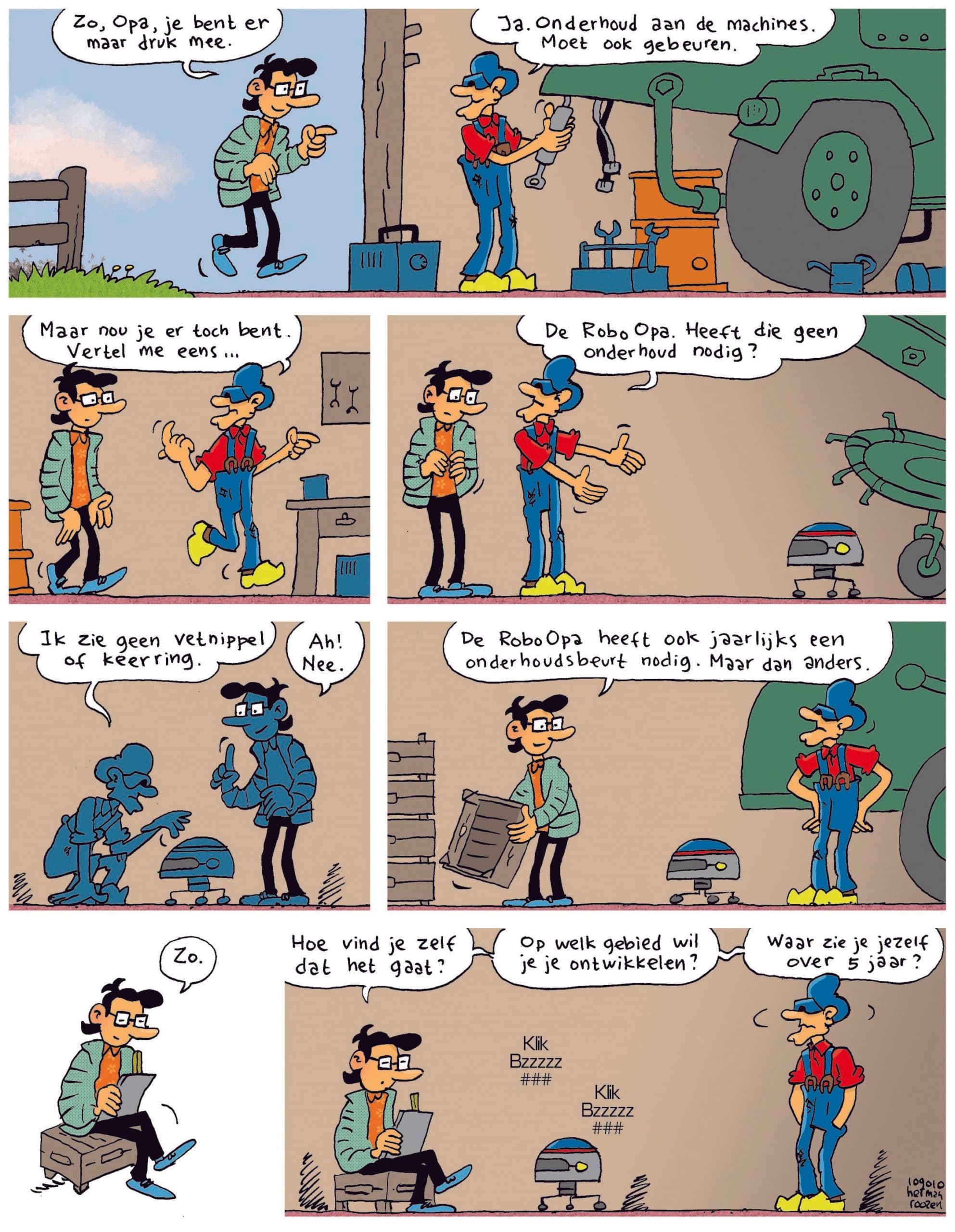 De strip van Opa