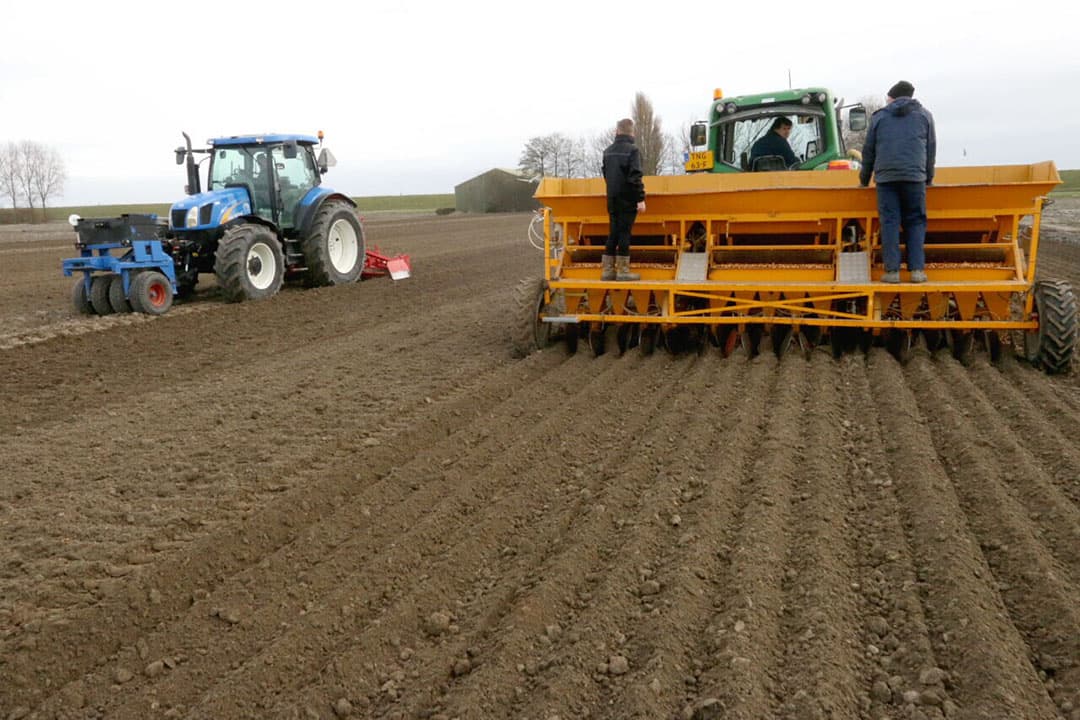 Na alle nattigheid zijn de omstandigheden begin februari geschikt om het plantwerk aan te vangen. - Foto's: Anton Dingemanse