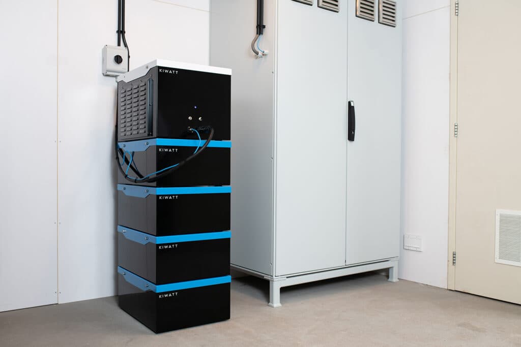 Kiwatt levert accu's met capaciteiten van 30 kWh tot 800 kWh. - Foto: Kiwatt