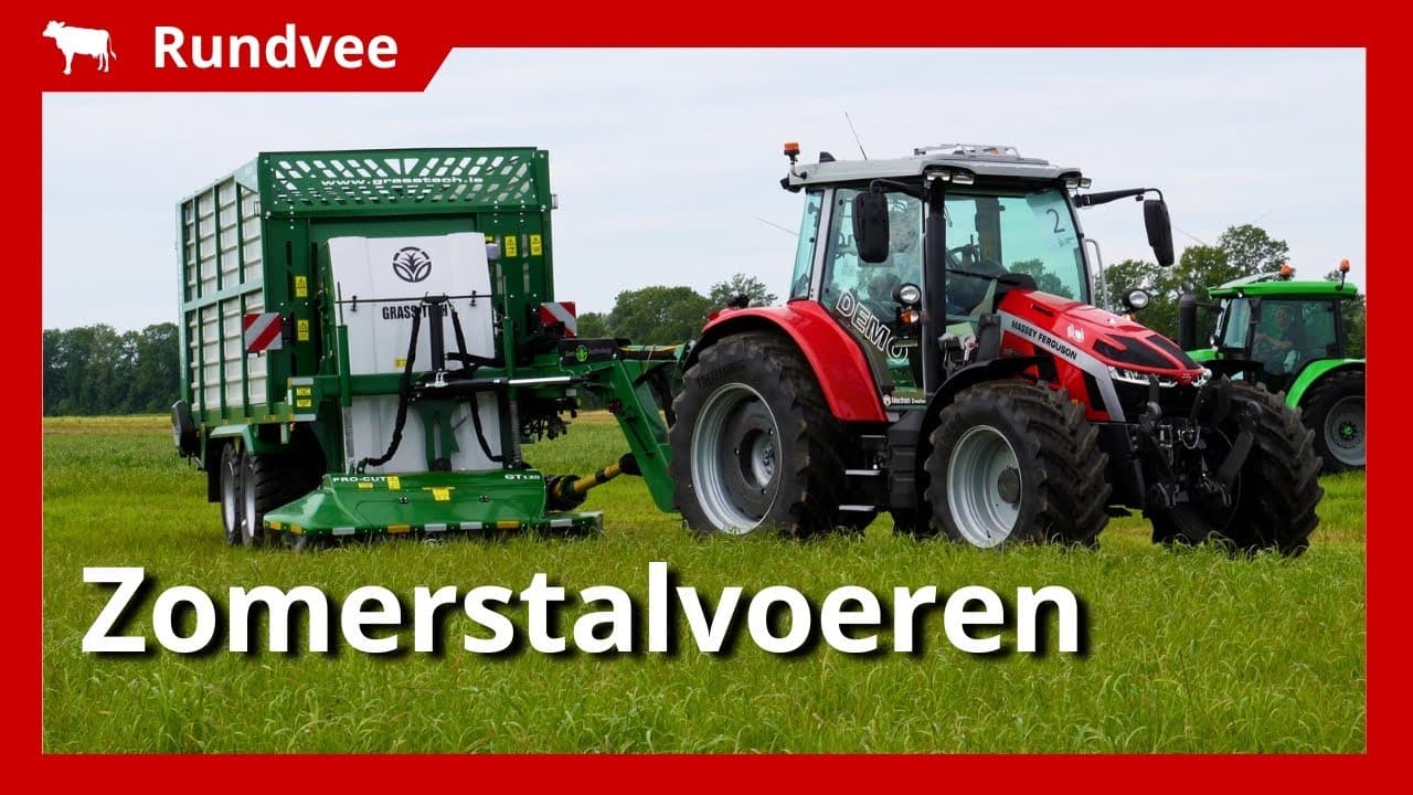 Video | Zomerstalvoeren: innovatieve machines voor efficiënt grasmanagement