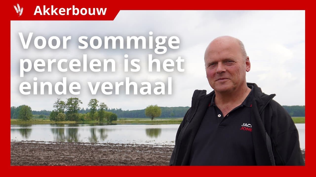 Video | Akkerbouwer over zware regenval: 'Voor deze percelen is het einde verhaal'