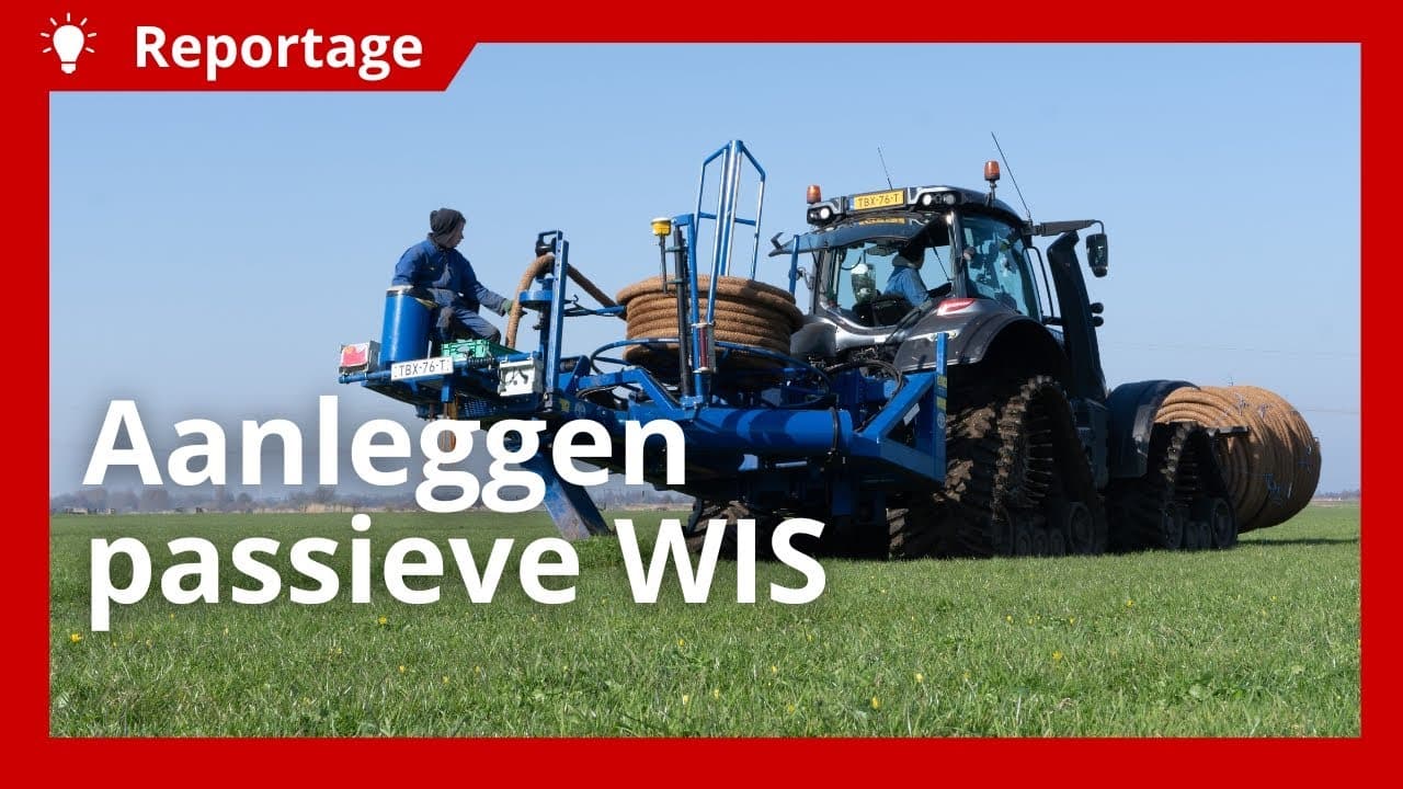 Video | Aanleg drainage om veenweidegebied nat te houden