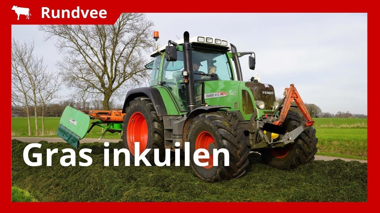 Video | Vroeg gras inkuilen bij melkveehouder Vrielink in Deurningen