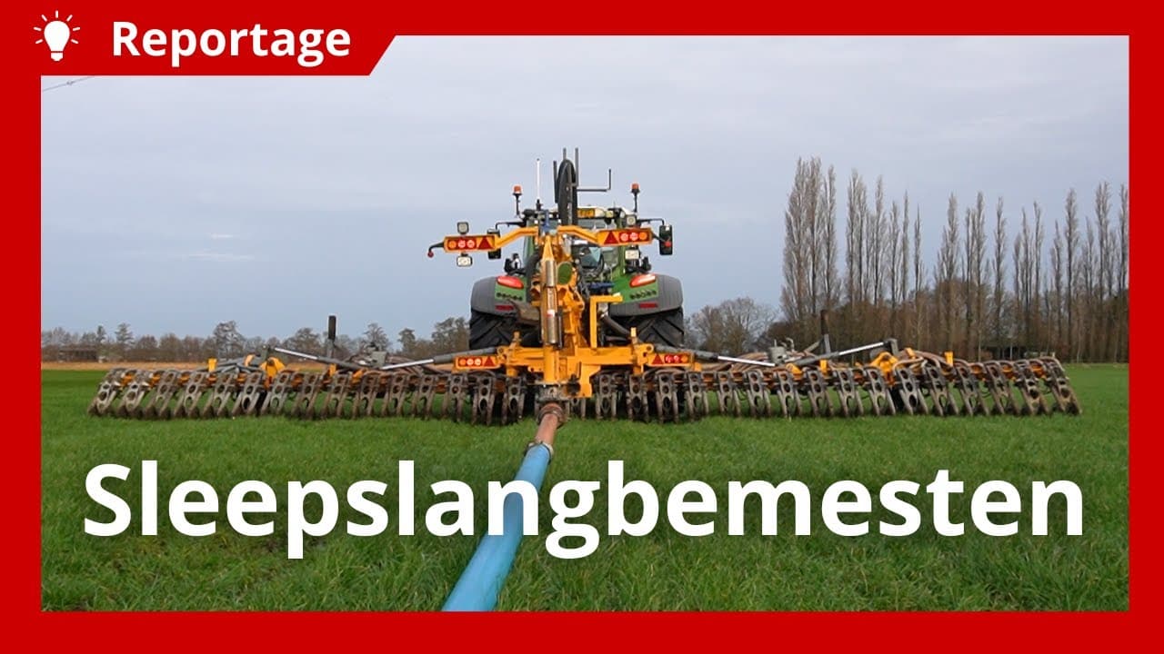 Video | Bemesting met sleepslang op natte grond pakt goed uit