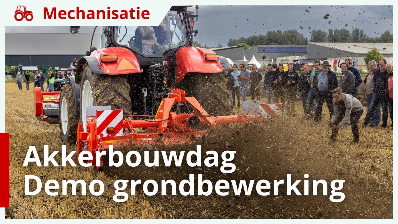 Demonstraties grondbewerking op de Akkerbouwdag 2023
