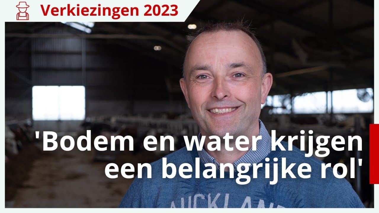 Ids de Groot (VVD, Wetterskip Fryslân) 'Bodem en water krijgen een belangrijkere rol'