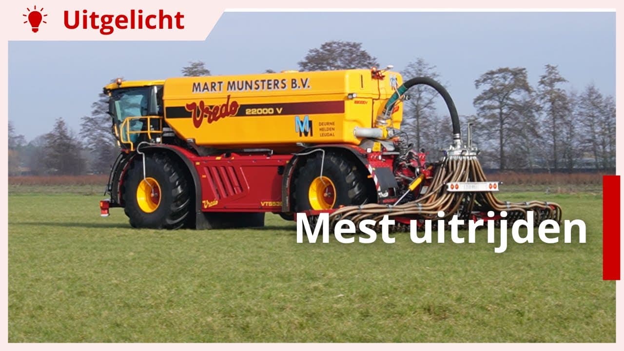 Uitgelicht| Mest uitrijden: bufferstroken en derogatie