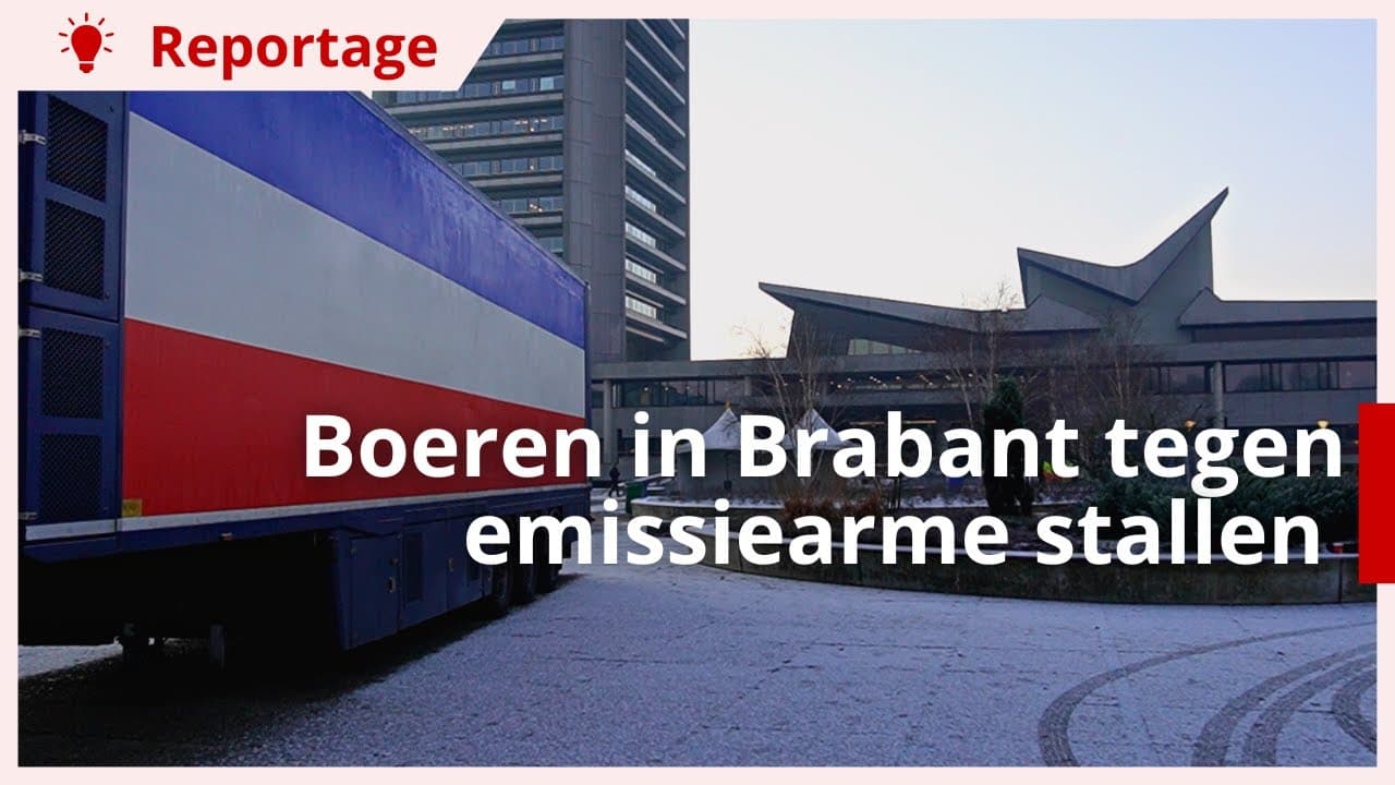 Video | Deadline emissiearme stallen Brabant: boeren in protest