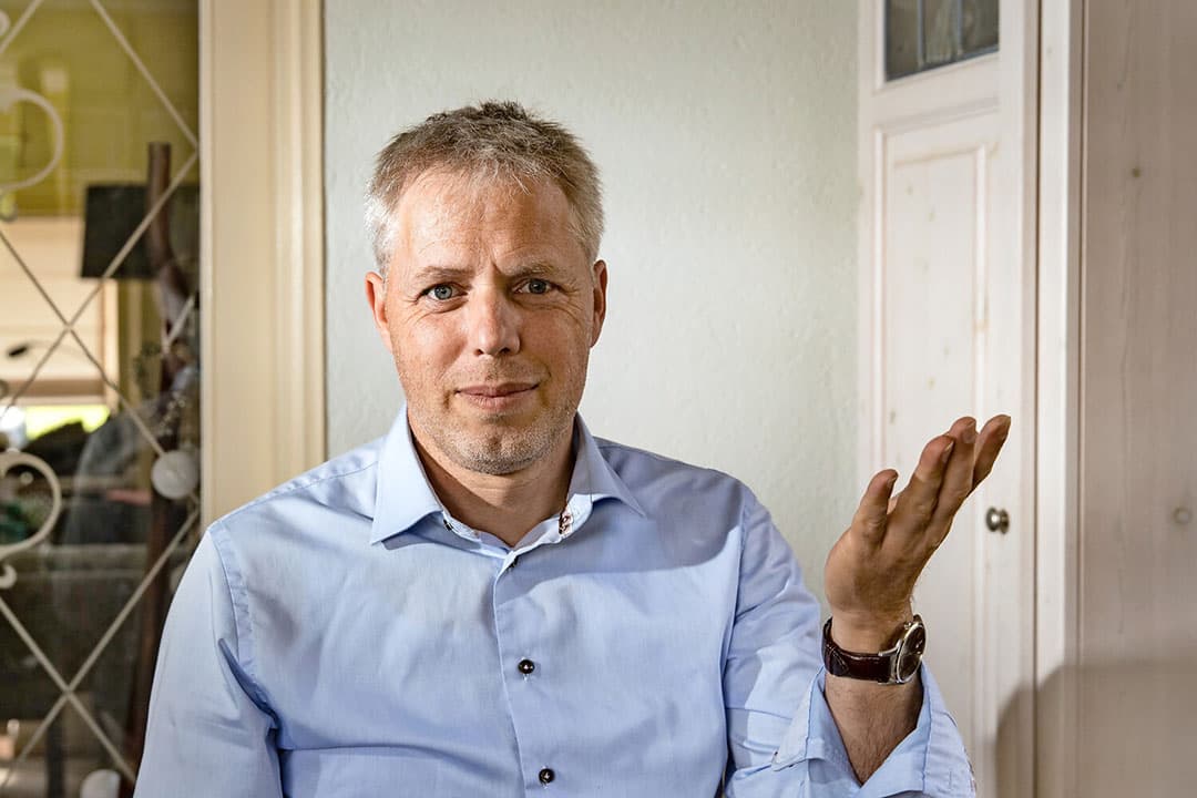 Bart-Jan Oplaat, voorzitter Nederlandse Vakbond Pluimveehouders - Foto: Ronald Hissink