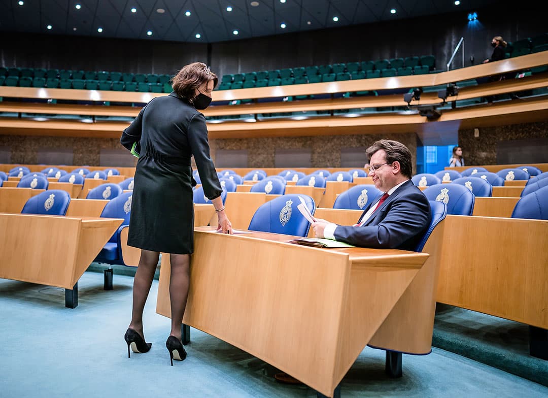 Parlementariërs Helma Lodders (VVD) en Jaco Geurts (CDA) stelden Kamervragen over de drempeltjesregel voor de akkerbouw. - Foto: ANP