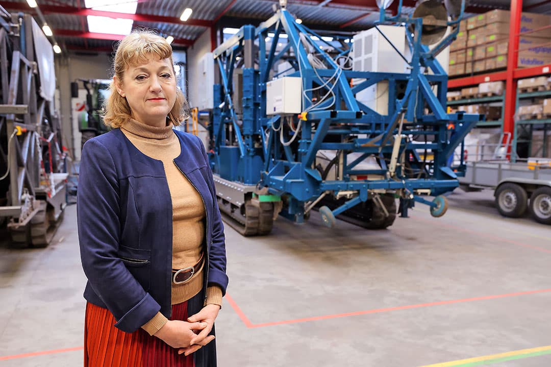 Thérese van Vinken van Cerescon: "De early adopters gaan volgend jaar asperges oogsten met de Sparter. Dan worden de voordelen voor iedereen zichtbaar. - Foto: Bert Jansen