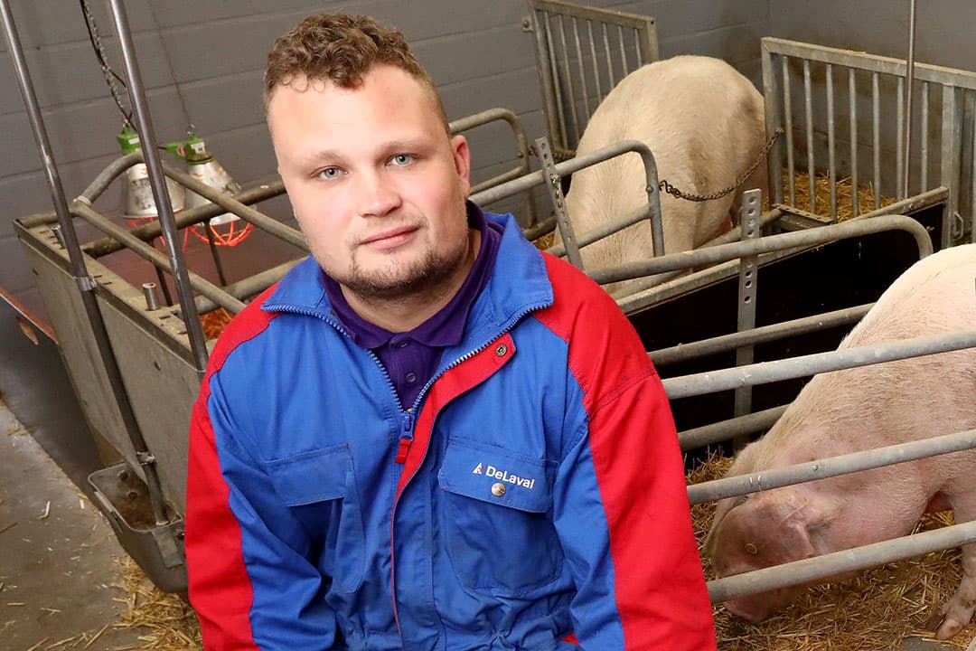 Mark Tilleman van de stadboerderij Presikhaaf in Arnhem. - Foto: Henk Riswick