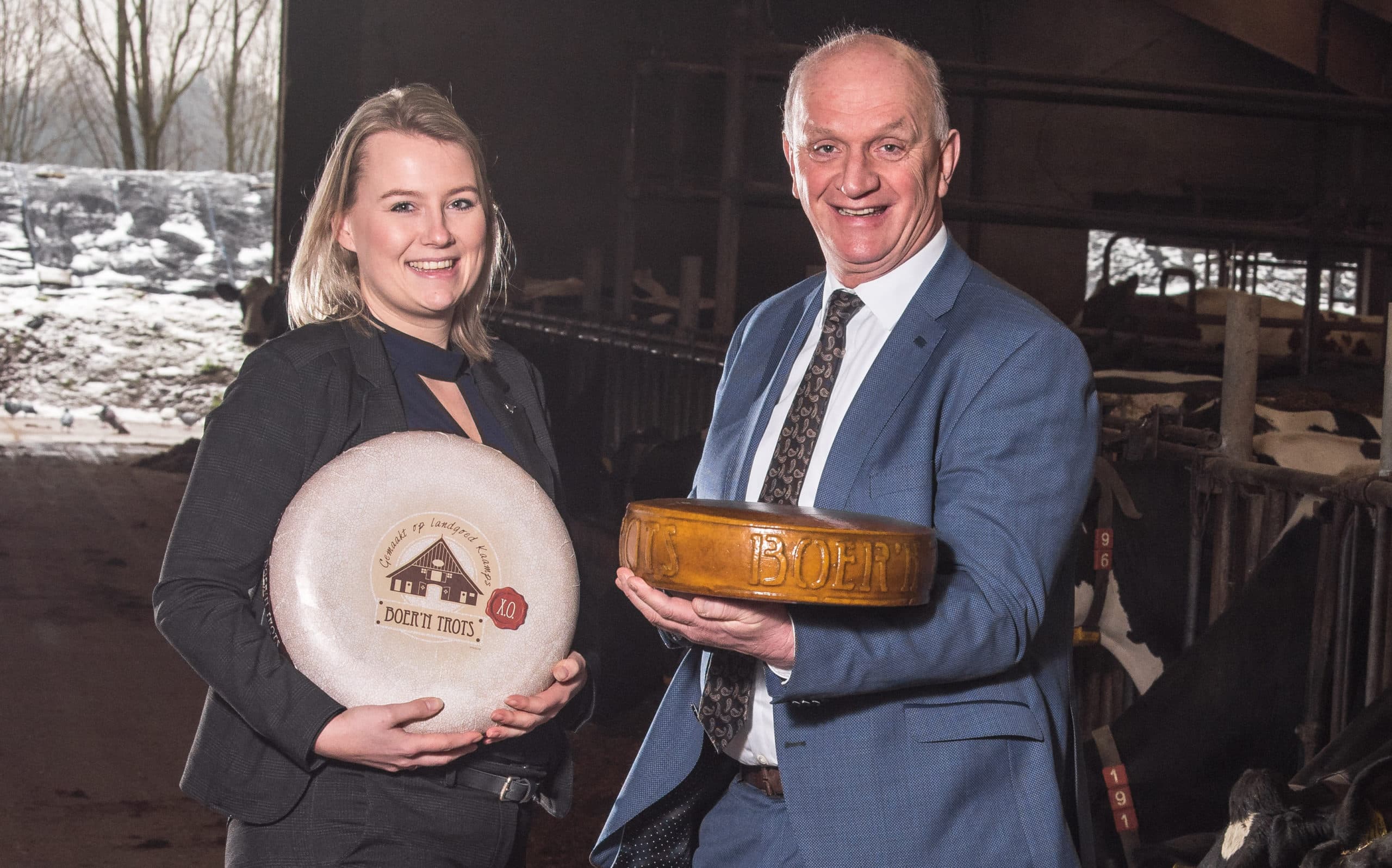 Femke Nijland (Kaamps) en Jan Kos (Van der Sterre). - Foto: Michel Velderman