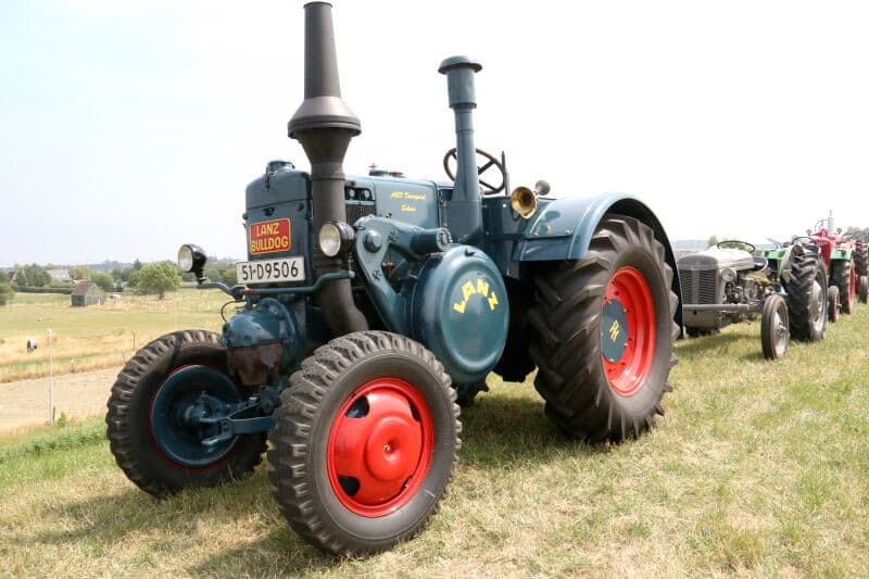 Nog een ouwetje uit de Klockner-Humboldt-Deutz fabrieken is deze F1M-414 uit 1936 met een vermogen van 11 pk. Deze trekkers werden gebouwd na de zeer populaire en bekroonde MTZ-serie.