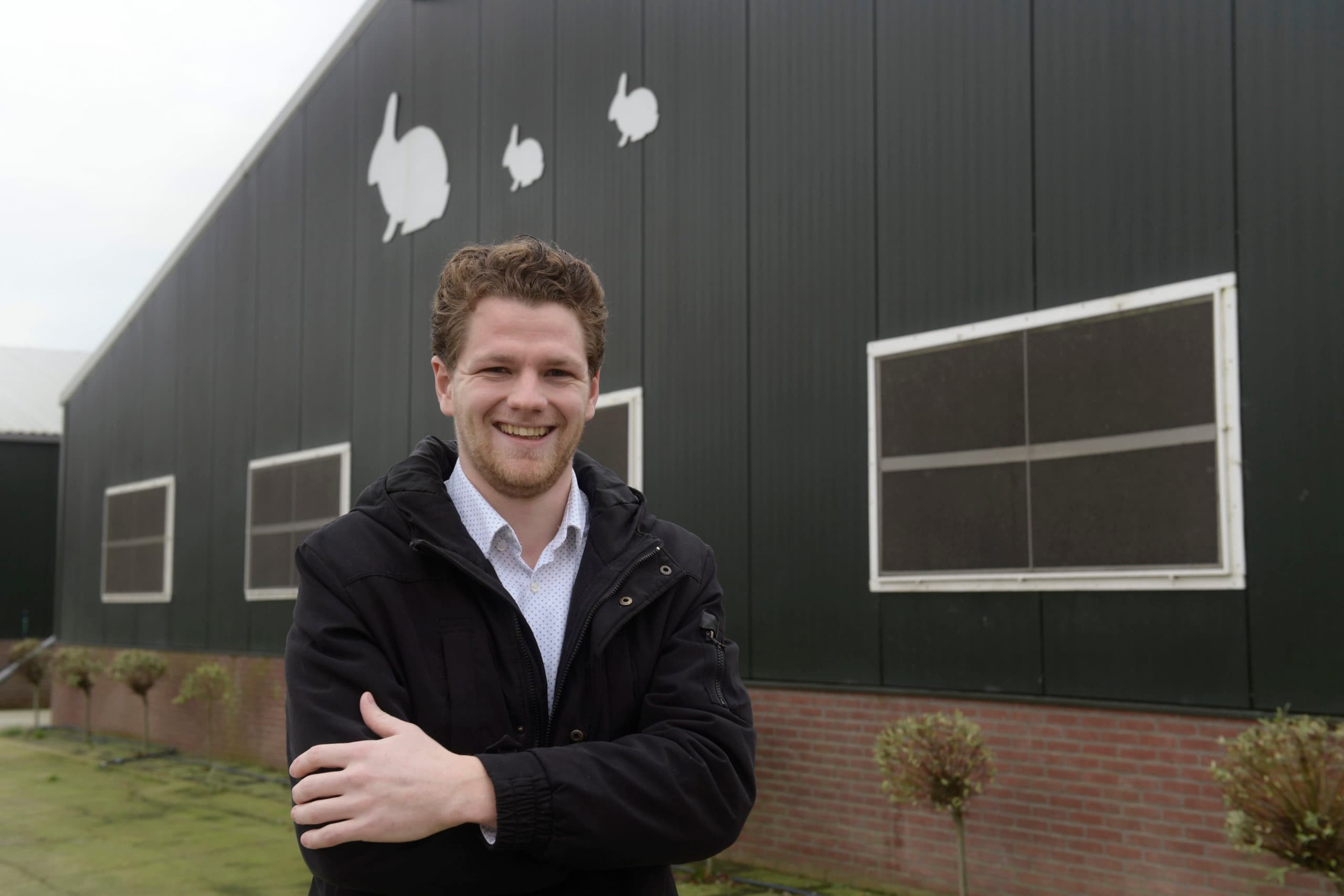Arie Kool, voorzitter LTO vakgroep konijnenhouderij - Foto: Paul Dijkstra