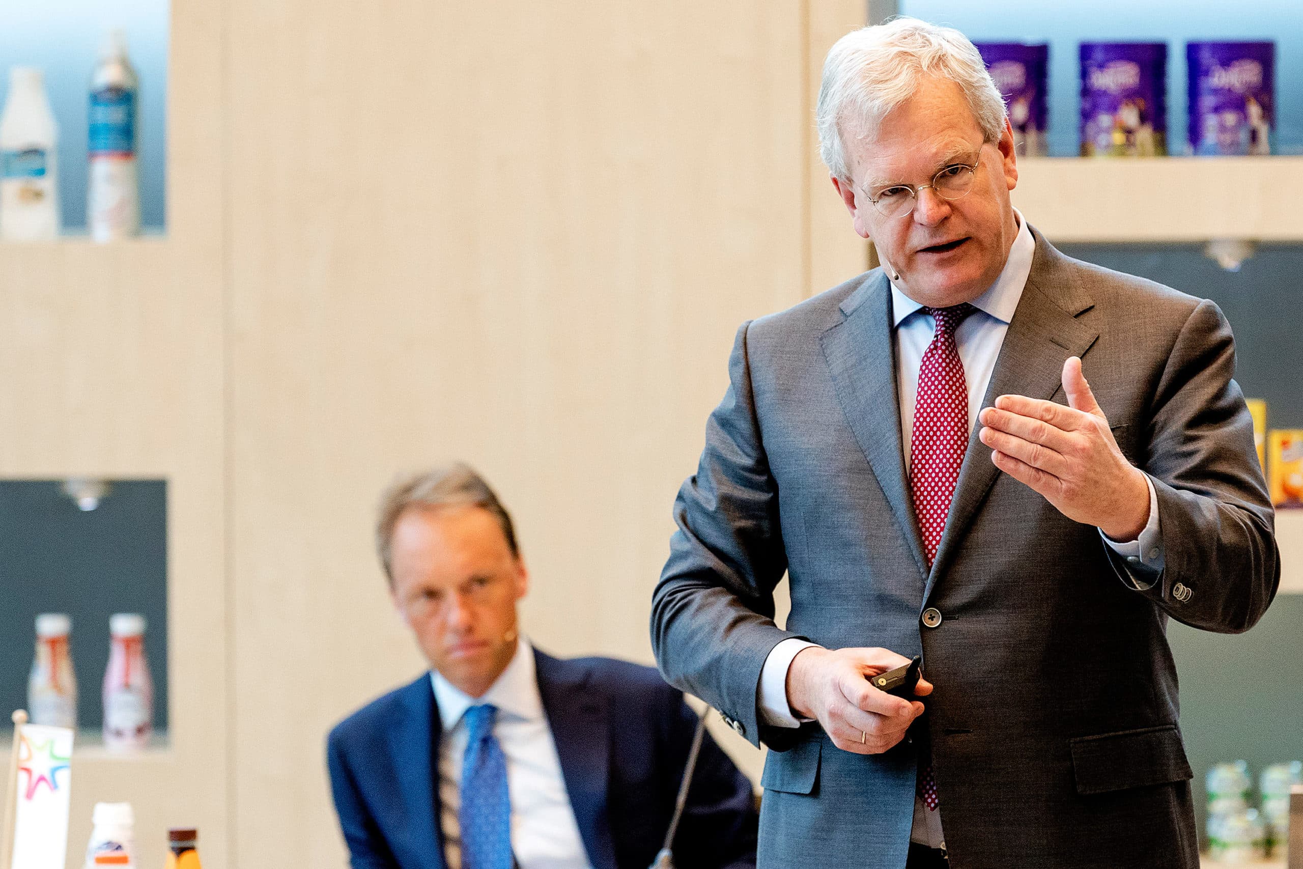 Roelof Joosten (rechts) en Hein Schumacher - Foto: ANP