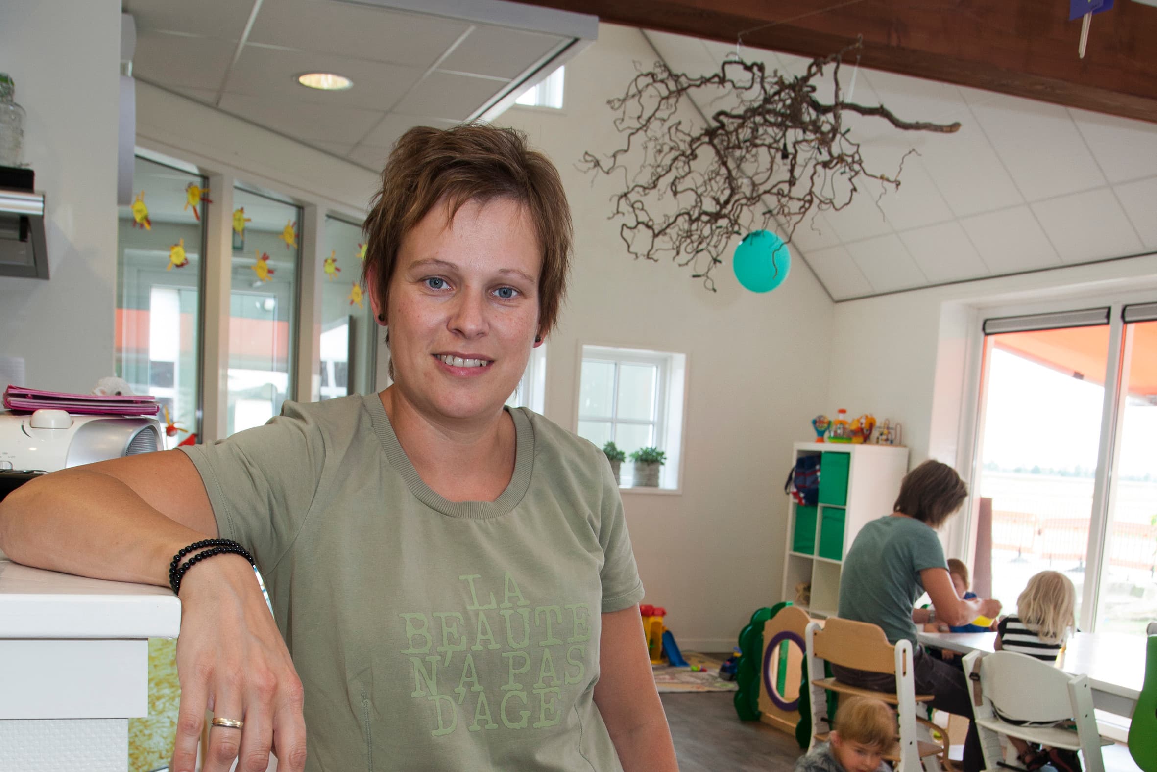 Boerin Aline Scheper-Dolfing - Foto: Hans Banus